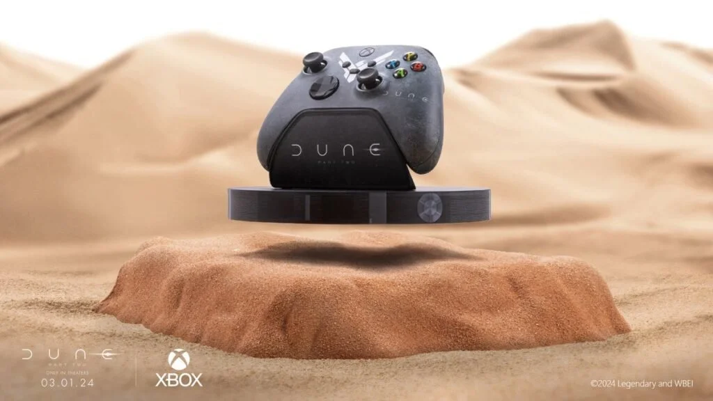 Microsoft Unveils "Floating" Xbox Controller and Themed Console for Dune Fans