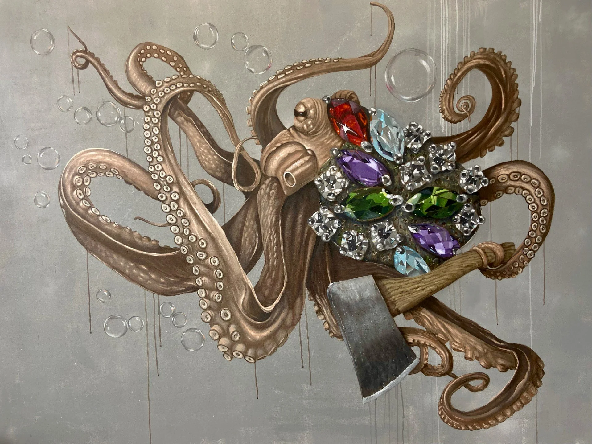 Flail, 60x90 acrylic on canvas