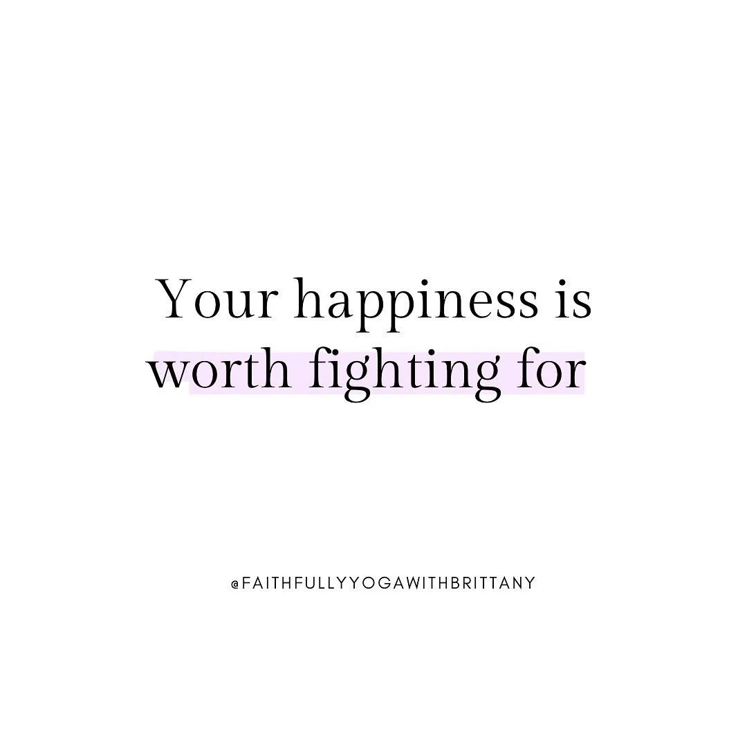 Your happiness is worth fighting for

#happy #happiness #happiness💕 #worth #worthit #fight #fightforit #fightingforhappiness #worthfightingfor #faithfullyyogawithbrittany