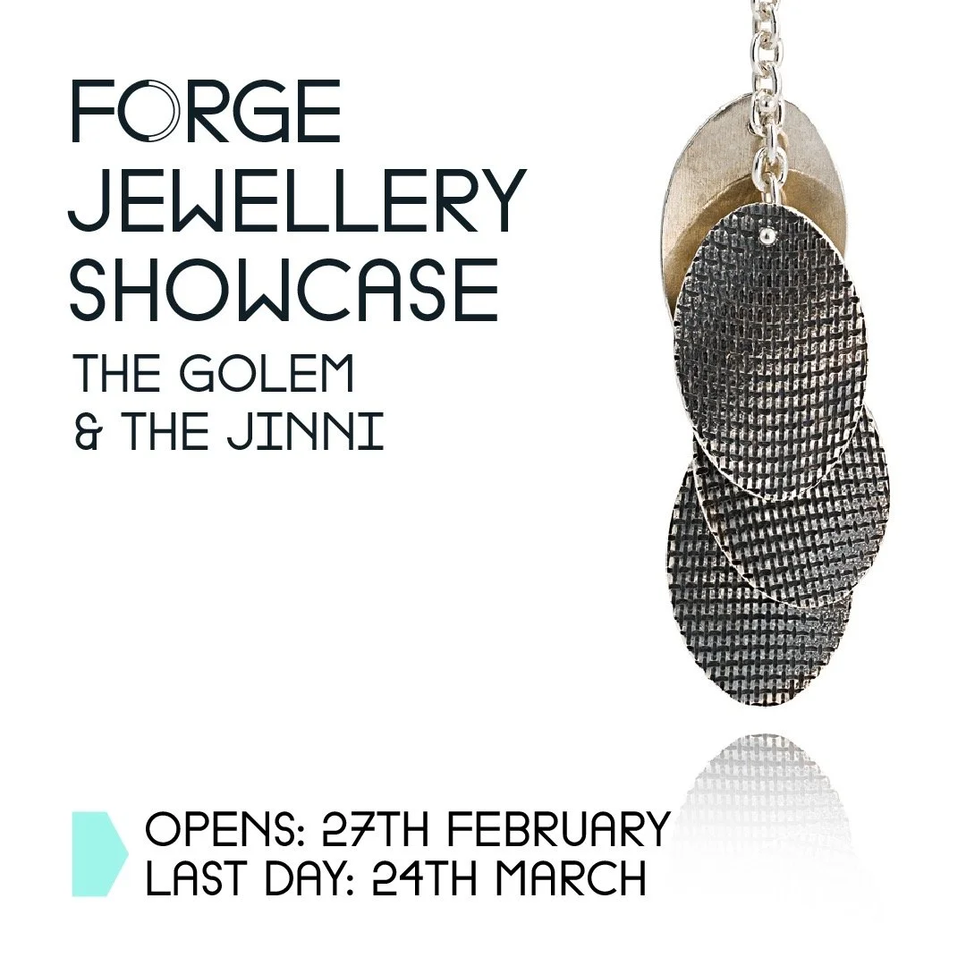 📣! I&rsquo;m delighted to be part of this month&rsquo;s showcase:

The Golem &amp; the Jinni &mdash; inspired by the meeting of silver and gold. 📖✨

Each month at FORGE, independent designers are united by a new theme. In 2026, the showcases draw f
