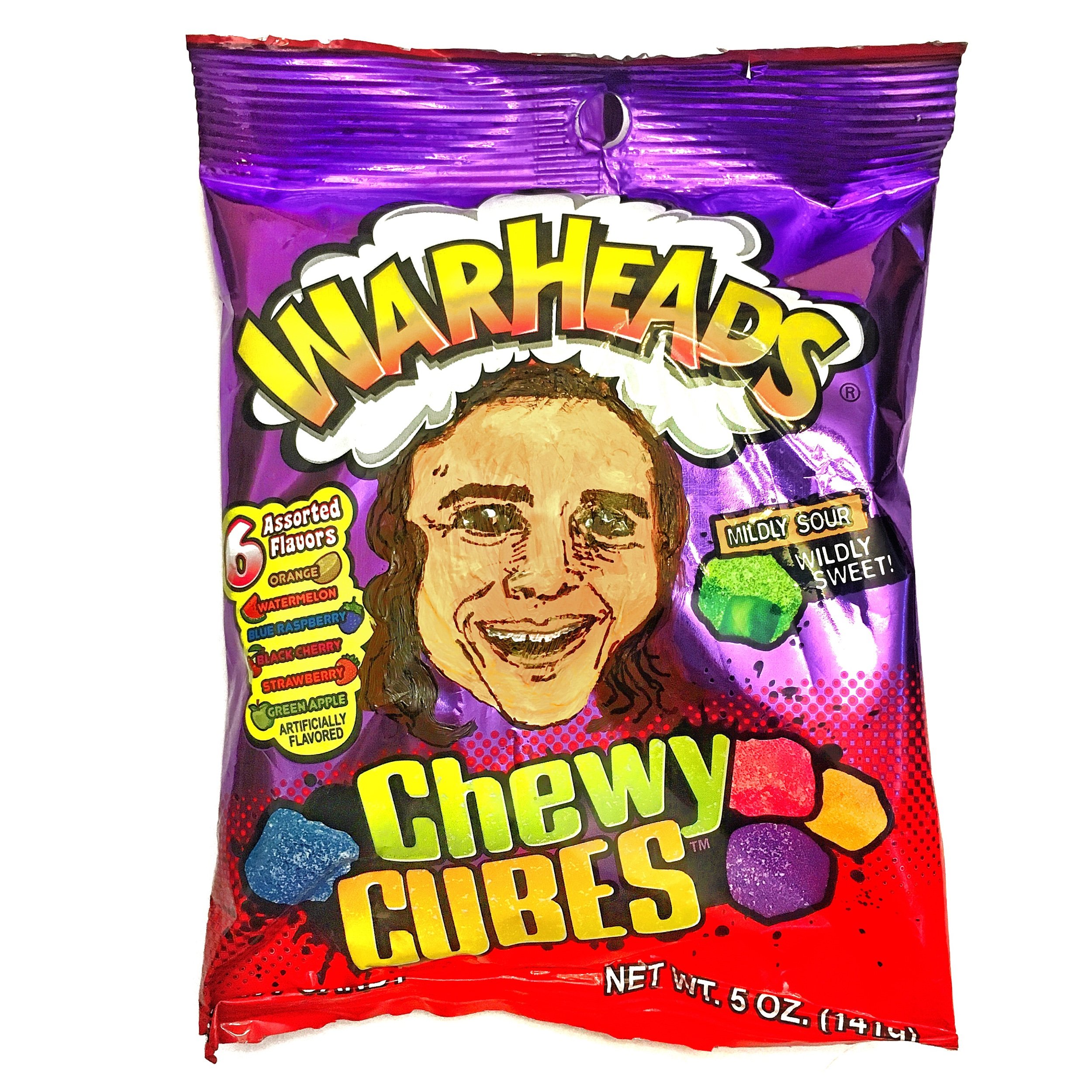 cereal box portrait commission