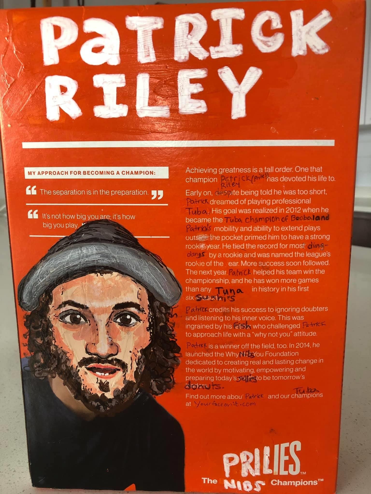 cereal box portrait commission