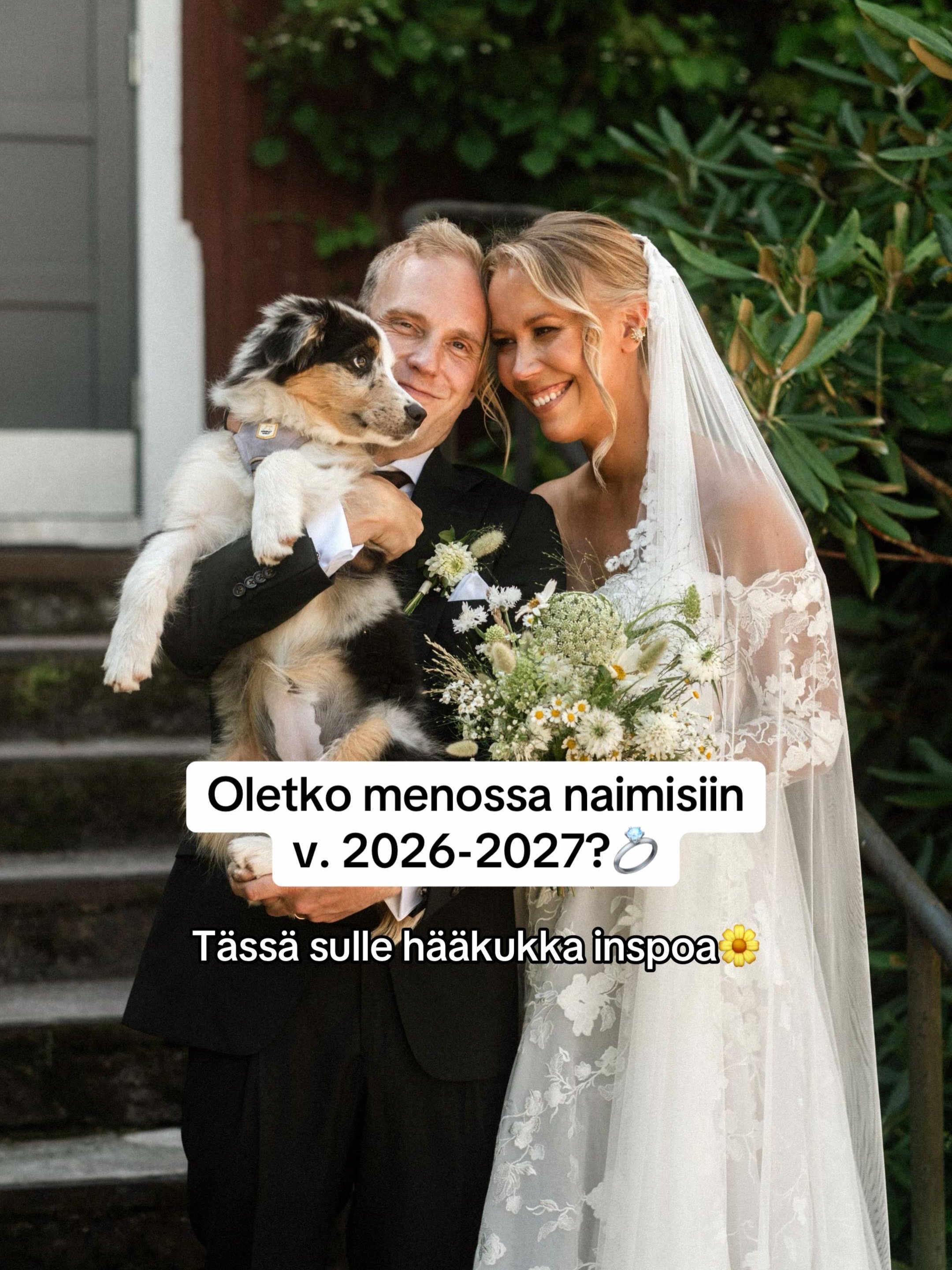 Niittym&auml;iset h&auml;&auml;kukat💍🌼

📸: @visualsbyvera.k 

#studiofro #h&auml;&auml;t #h&auml;&auml;t2026 #weddingflowers #sustainableflorist