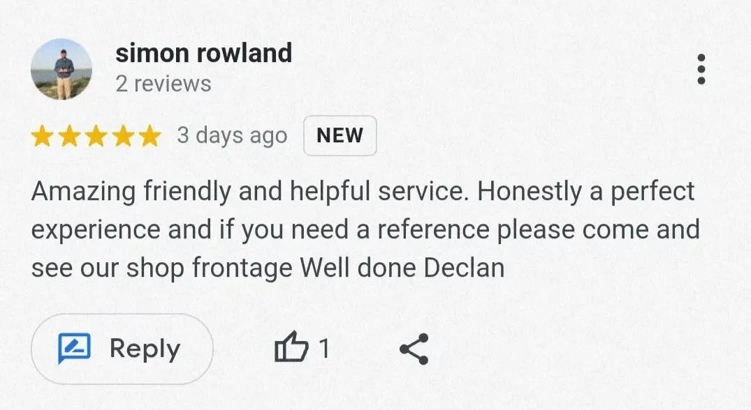⭐⭐⭐⭐⭐
A big thanks to Simon of @wildfoottravel for this very pleasing review. It means a lot when our customers take the time to help us in return.
#upvc #HomeDecor #HomeImprovements  #Solutions #upvccolourchange #colourupvcwindows #colouredwindows