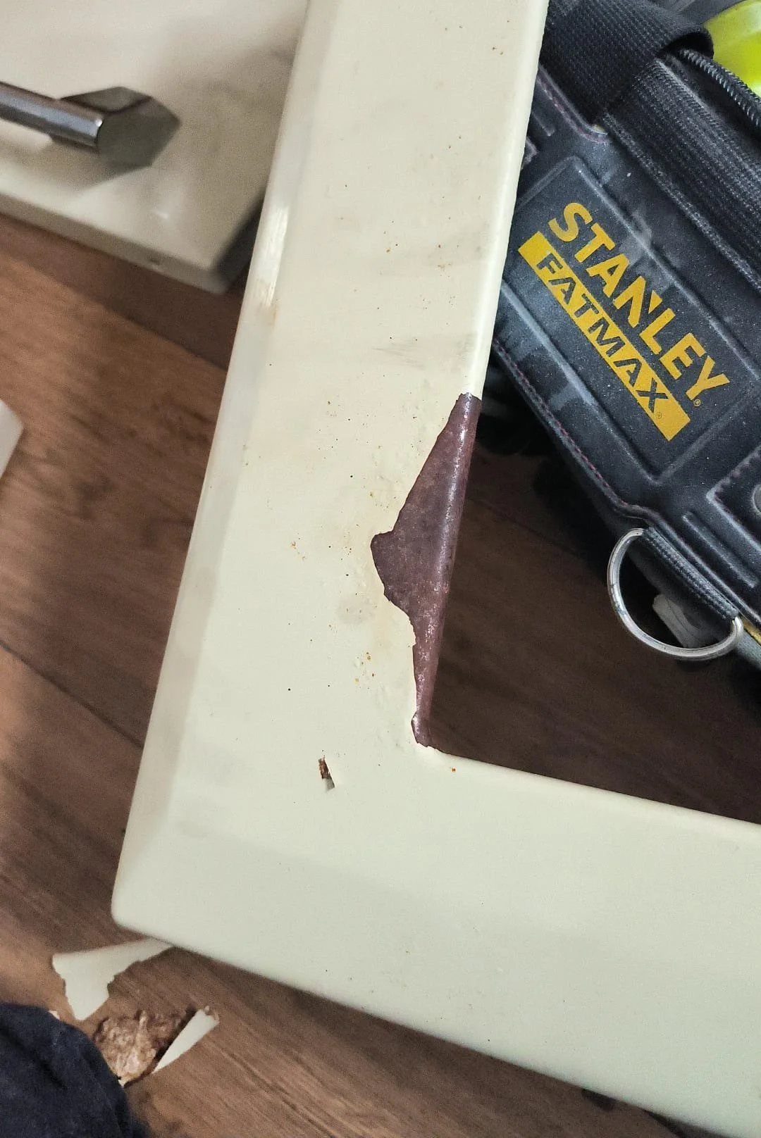 Oven door restoration colour solutions upvc spraying rust spots