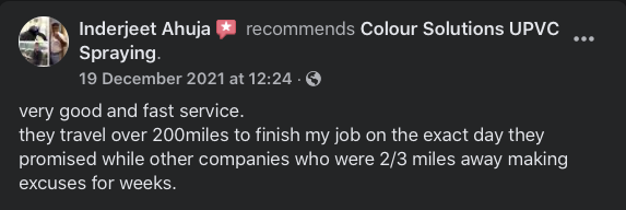 colour solutions upvc spraying review
