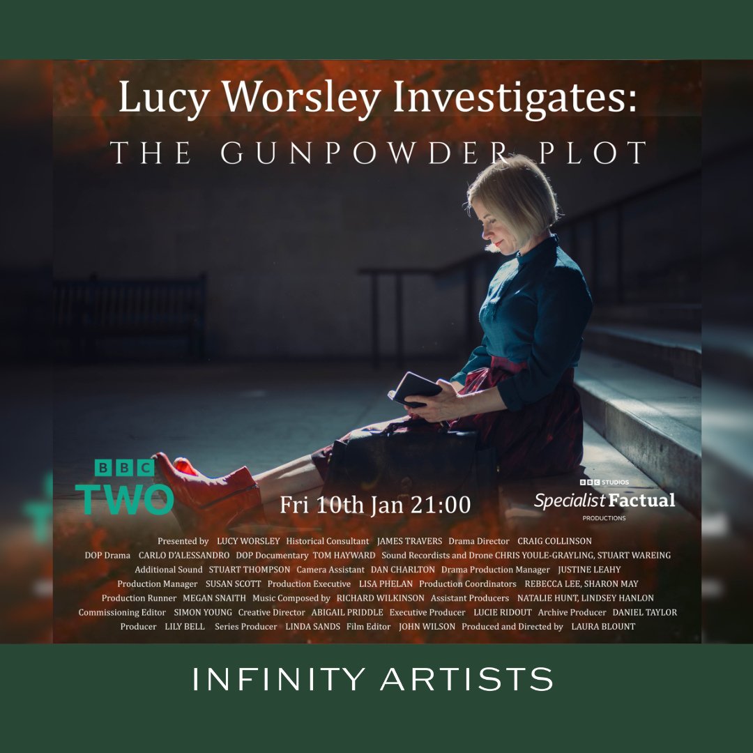 Make sure to check out our fantastic Samuel Pashby (@mistral_uk ) in BBC's Lucy Worsley Investigates 🔎🕵️&zwj;♀️⁠
⁠
📅 Airing 10th January at 21:00 in BBC Two (@bbctwo ) 📺️⁠
⁠
⁠
#InfinityArtists #ScottishActor #LucyWorsley #BBC #Screen #TV