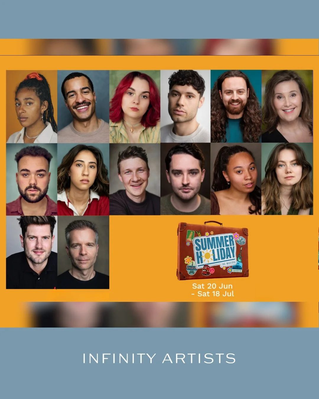 So excited for our exceptional Ava Duncan (@avadunc ) and Isaac Savage (@savage_isaac ) who will be joining the cast of Summer Holiday ☀️🚌⁠
⁠
This Sheffield Theatre (@sheffieldtheatres ) production opens at the Crucible on 20th June before heading t