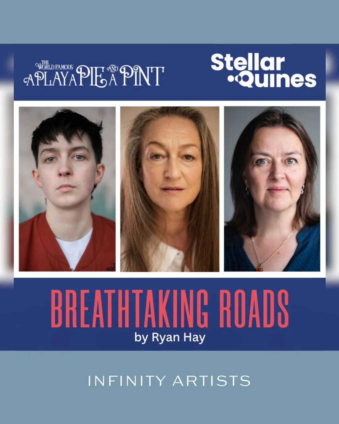 Catch our exceptional Liz Kettle (@ettleliz ) in A Play, A Pie &amp; A Pint's (@playpiepint ) new production of Breathtaking Roads 🏍️ ⁠
⁠
📆 Dates 📆⁠
Oran Mor, Glasgow | 25 - 30 May⁠
Kings Theatre, Kirkcaldy | 2 - 6 June (@kingstheatrekirkcaldy )⁠
