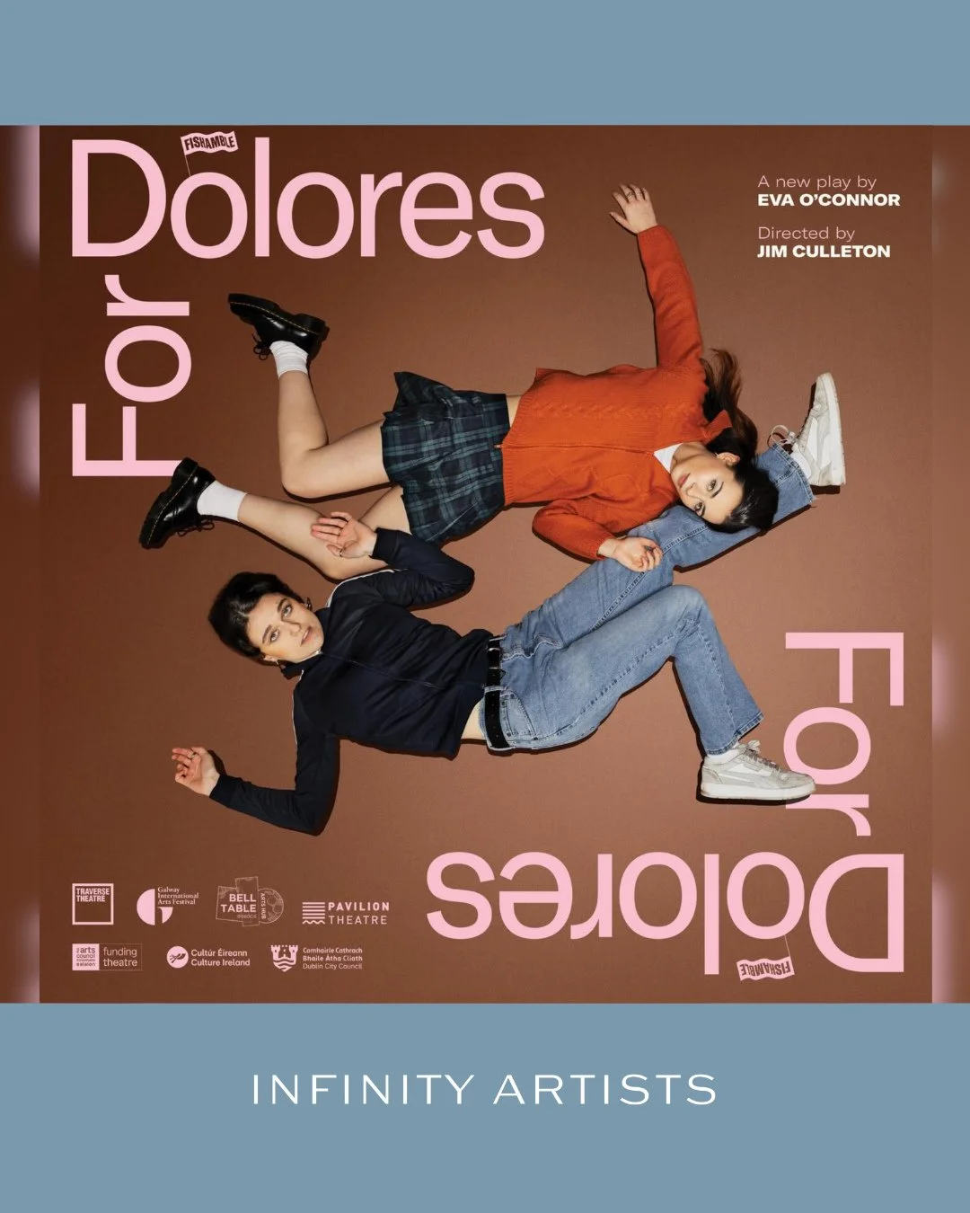Our fantastic Catriona Faint will be part of Fishamble's (@fishamble ) new production of For Delores this summer 🌟⁠
⁠
The show will tour Ireland before coming to the Traverse (@traversetheatre ) for the Fringe Festival:⁠
🗓️ July 9-11th, Belltable, 