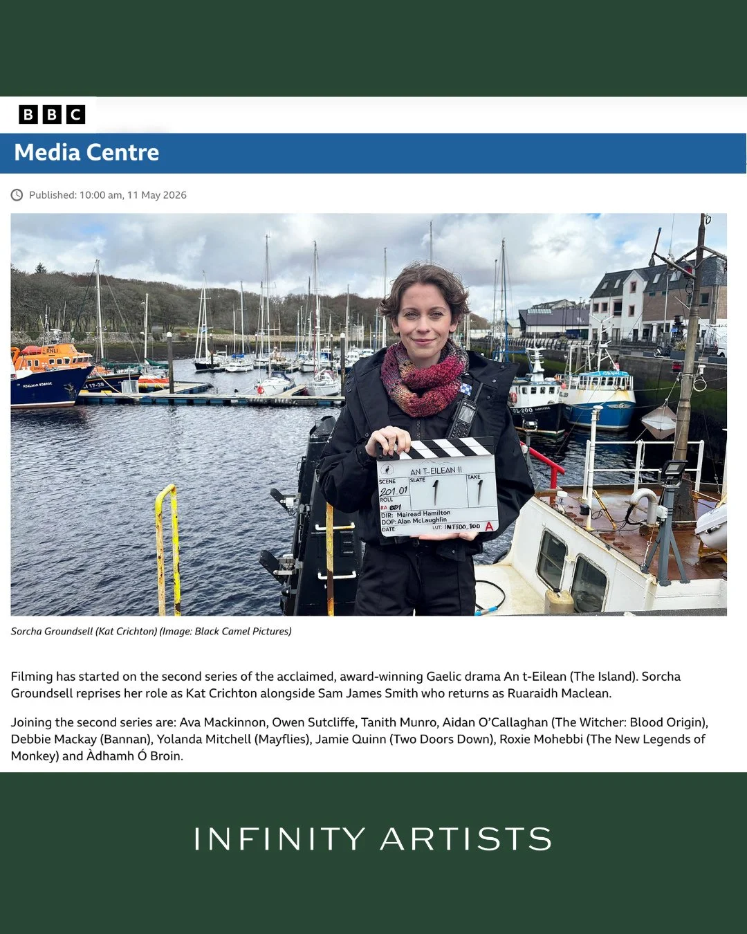 We are so excited to announce that our fantastic clients Ava MacKinnon (@avamackinno.n ) and Yolanda Mitchell (@yolanda_mitchell ) will be joining the cast on AN T-EILEAN Series 2 🌊 🏴󠁧󠁢󠁳󠁣󠁴󠁿⁠
⁠
We can't wait to see them on our screens!⁠
⁠
📺️ 