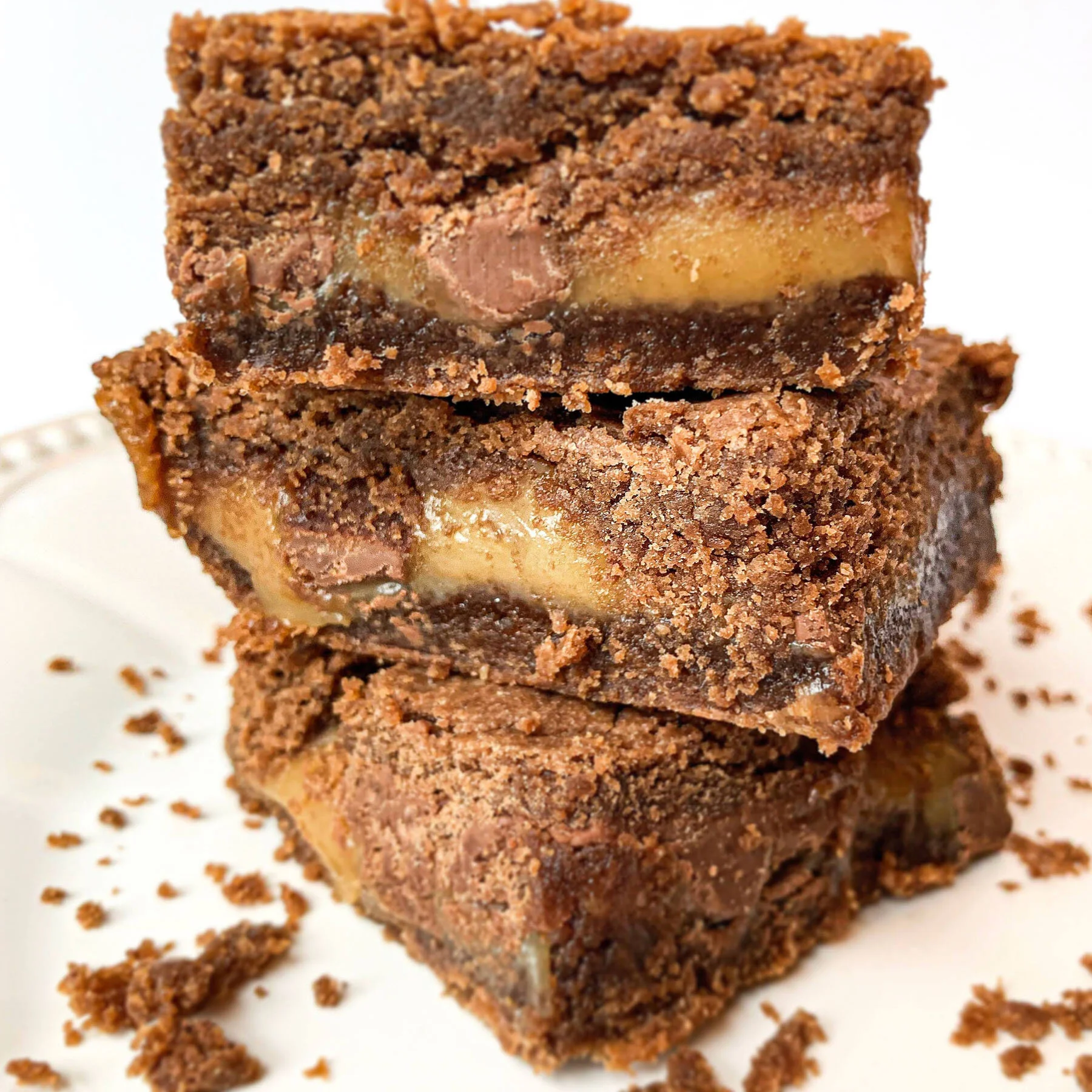 Caramel Stuffed Brownies