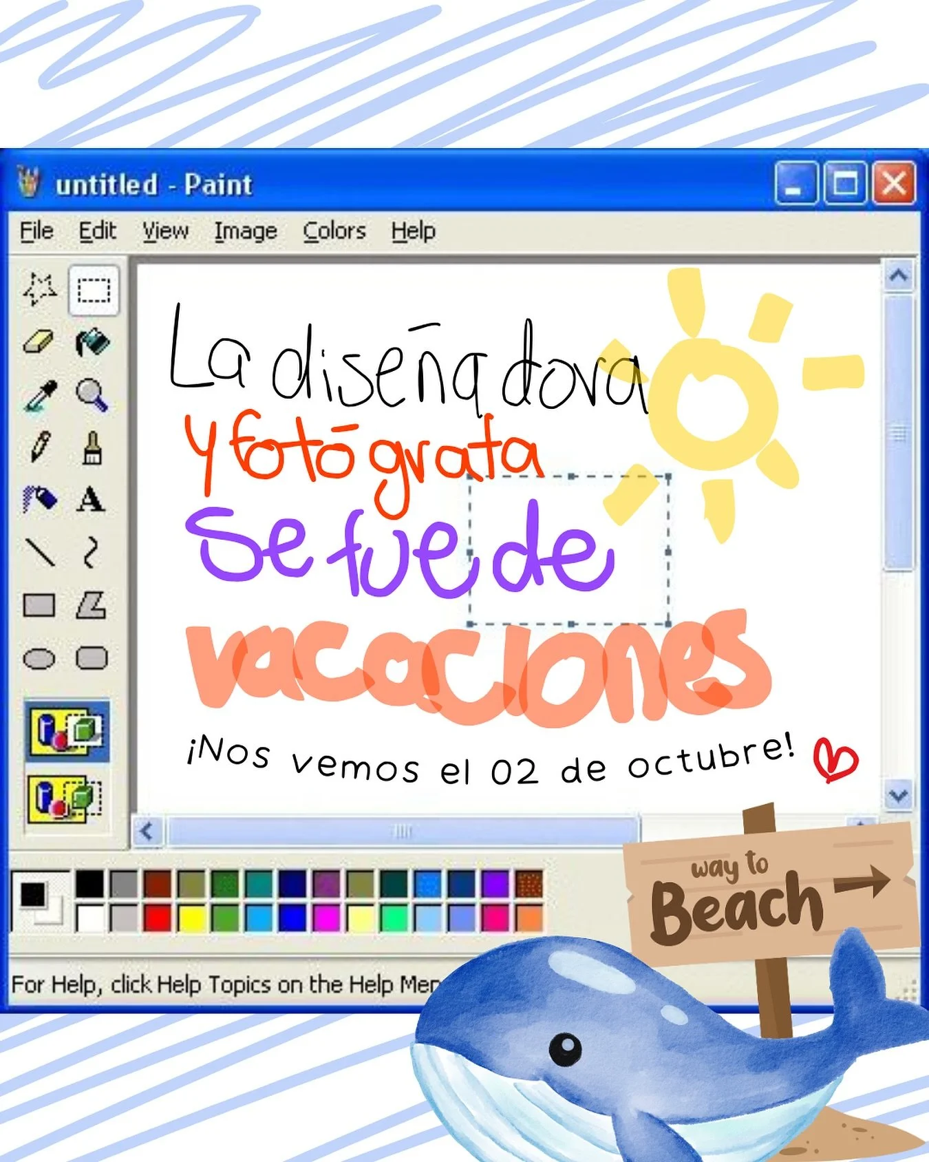 Este mes me concentr&eacute; en dejar todo listo para mis clientes regulares ✅ y que no me extra&ntilde;en mientras tomo un descansito 🤭🥰

Porfavoooor no me hagan dise&ntilde;os as&iacute;, este fue solo un meme que quise replicar 🤣

Vuelvo el 02 