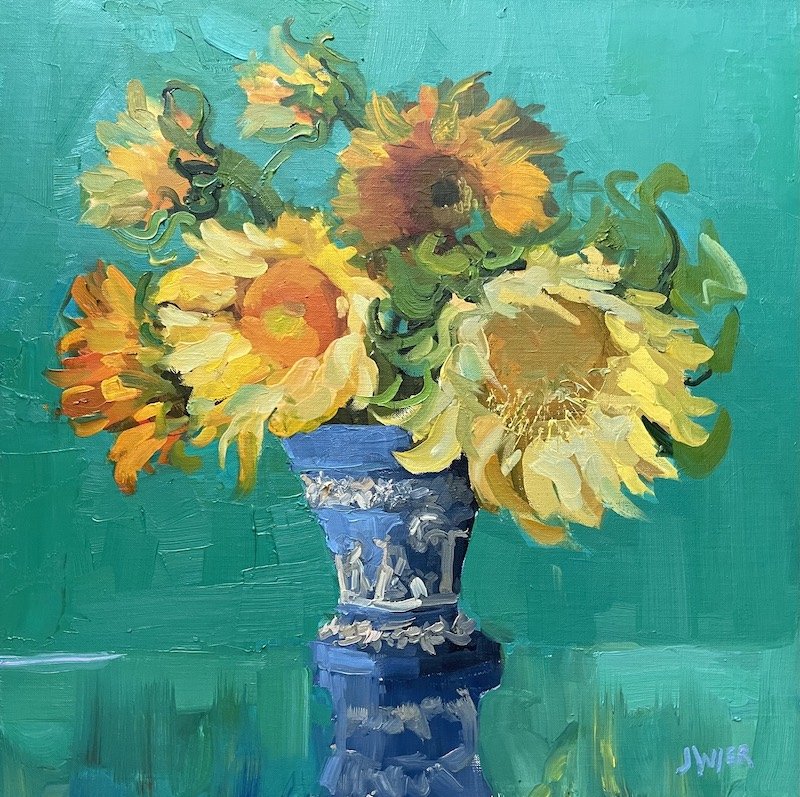 Sunflowers in Wedgwood Vase.jpeg