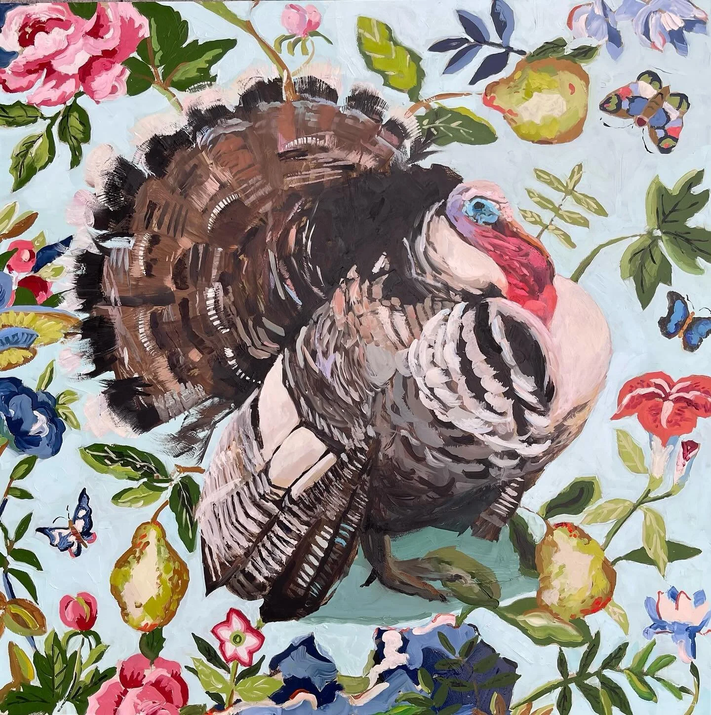 💕🩵🦃🌸🍐🌹🩵 Happy Thanksgiving!  So grateful to everyone to who follows along here on instagram!  Wishing you a special day!

💕🍐🦃🌸🩵💕🍐🦃🌸🩵💕🍐🦃🌸🩵