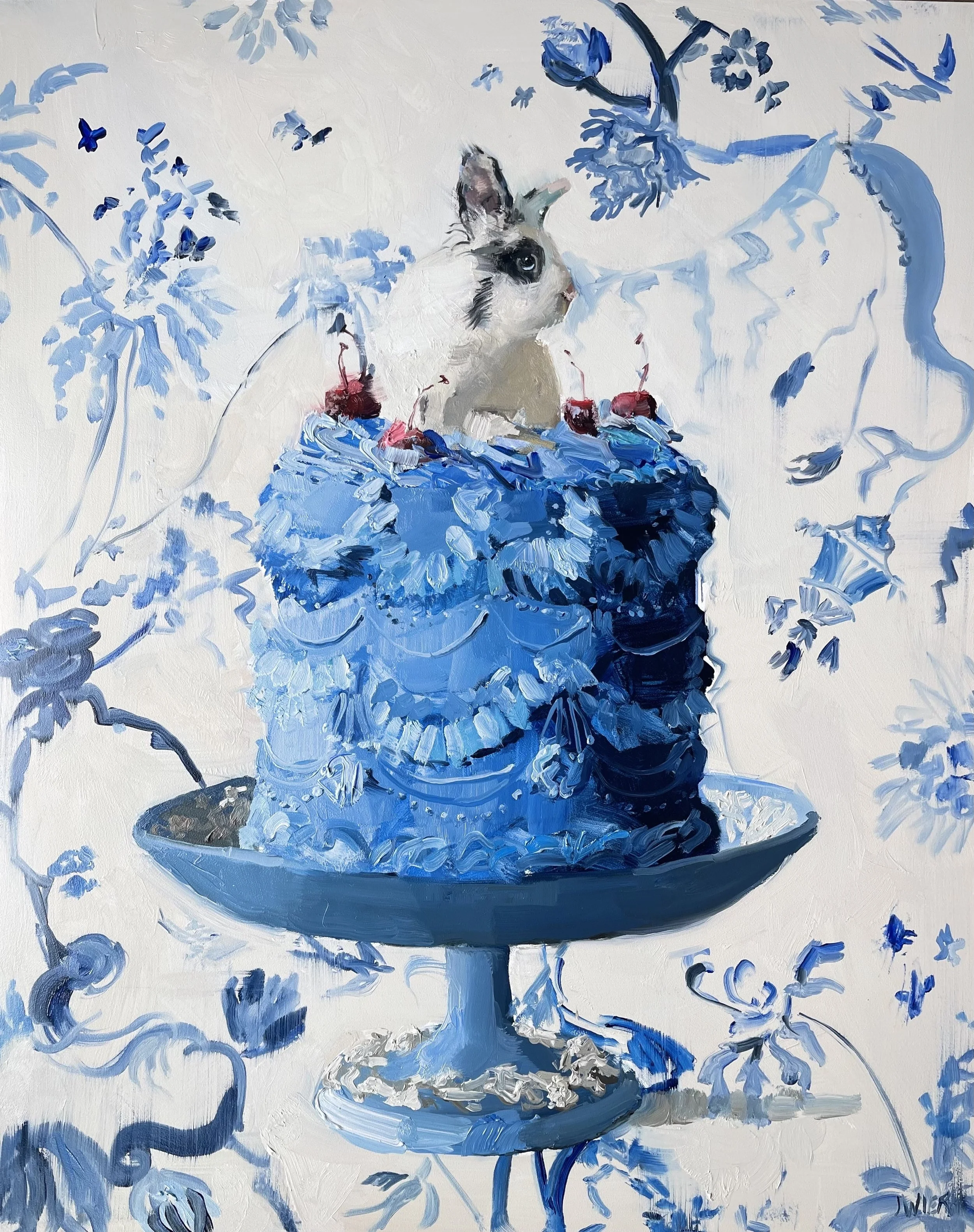 Bunny Blue Eyes Cake