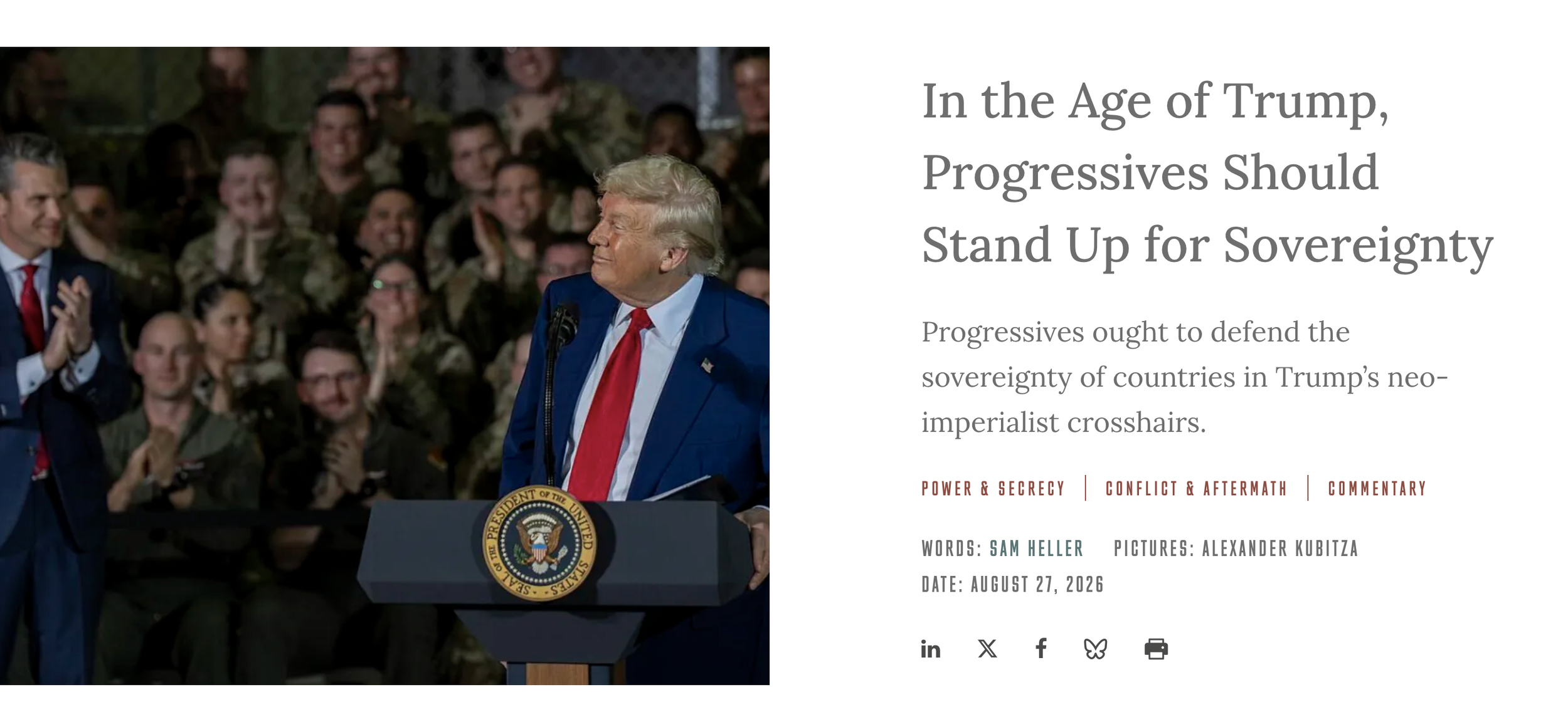 Inkstick Media: “In the Age of Trump, Progressives Should Stand Up for Sovereignty”