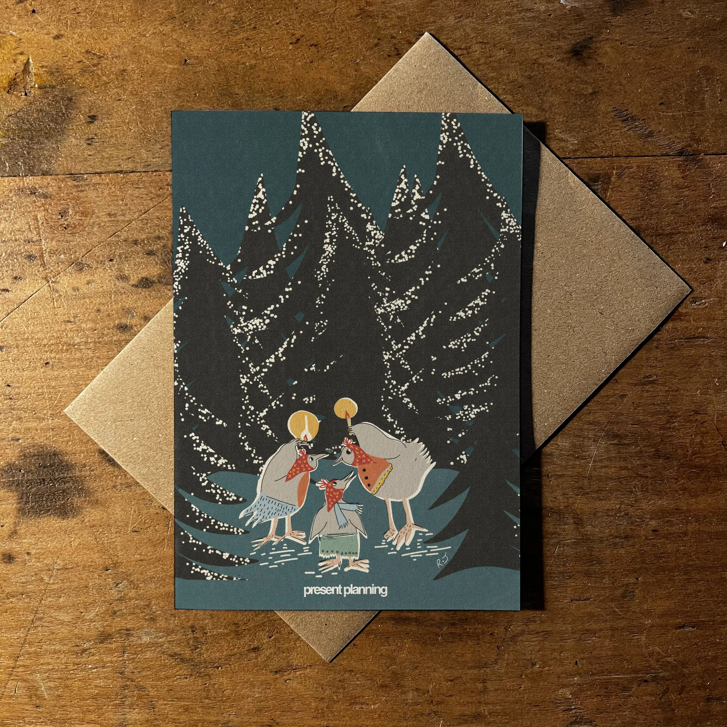'Present Planning' A6 Greetings Card