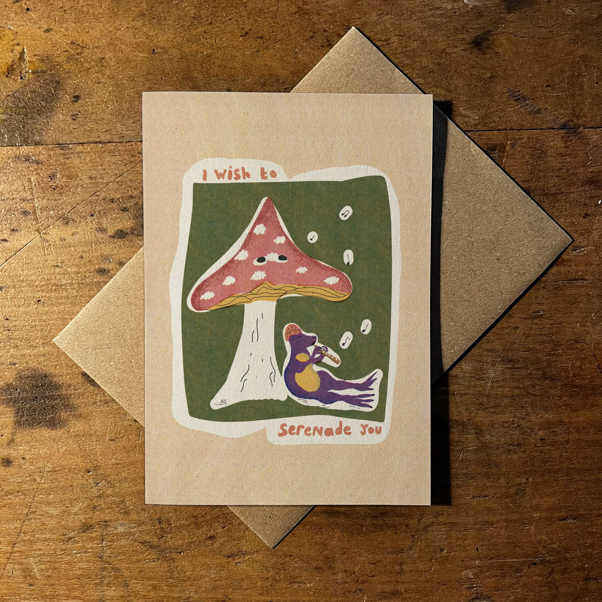 Serenade A6 Greetings Card