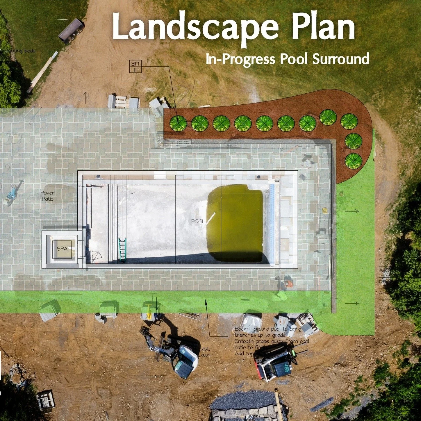 Backyard Pool + Patio: It Starts With a Plan 🧭
A professional design plan is the difference between “a pool” and a backyard you love. We align size, shape, and elevations with your home’s architecture—then engineer drainage,