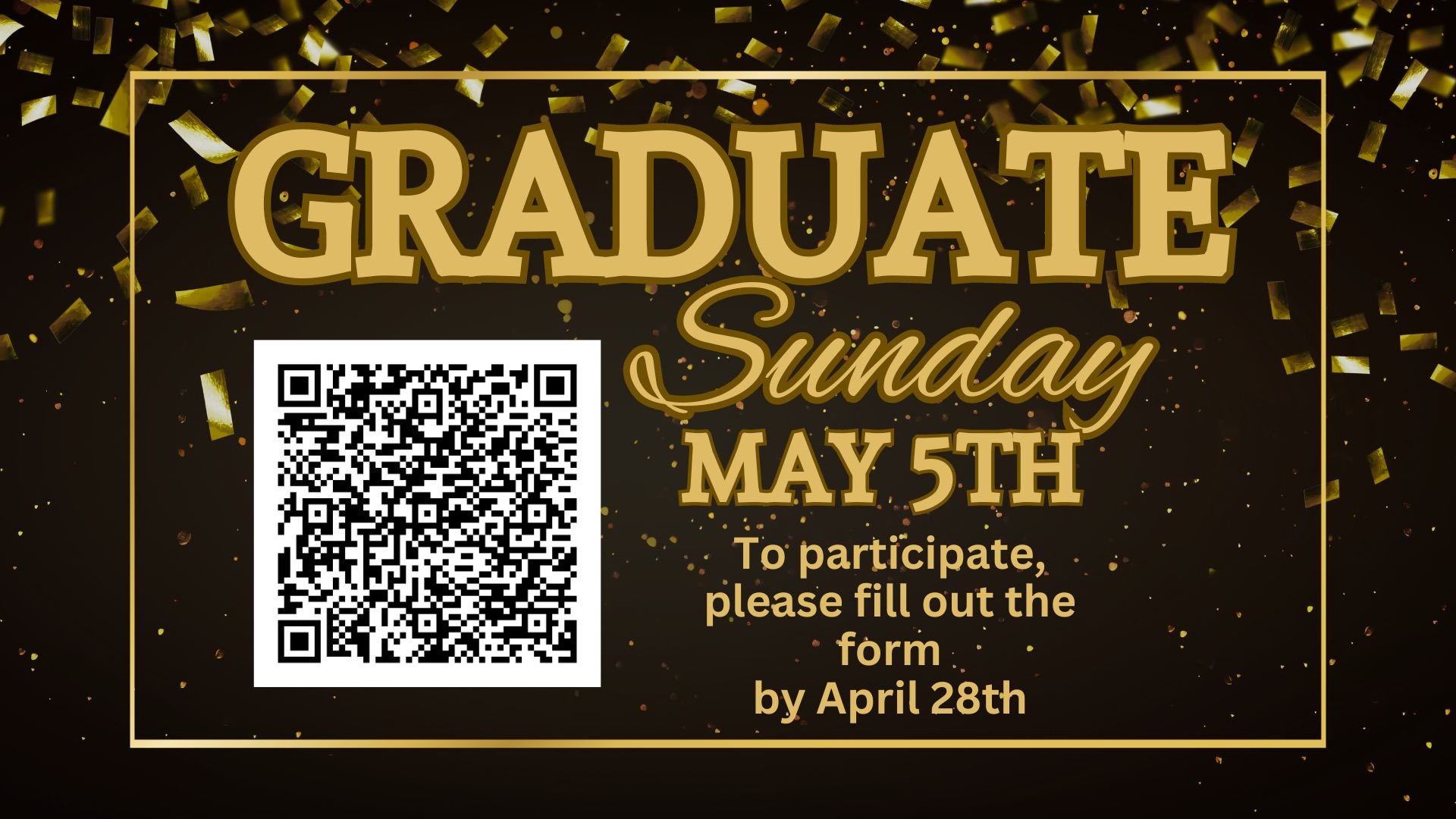 Graduate Sunday