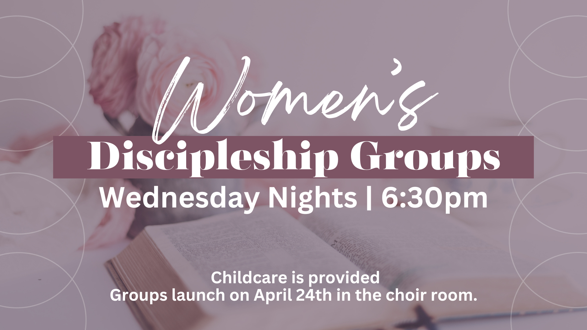 Women's Discipleship Groups