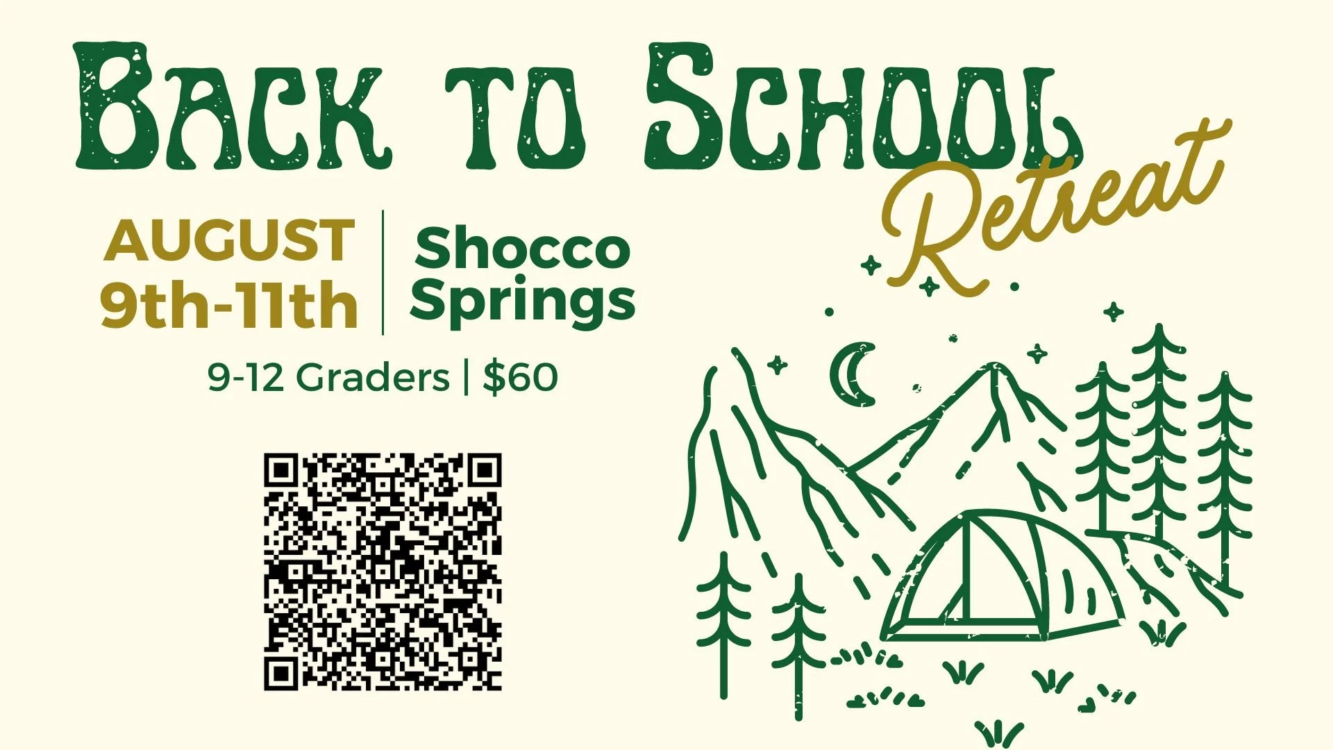Student Back to School Retreat