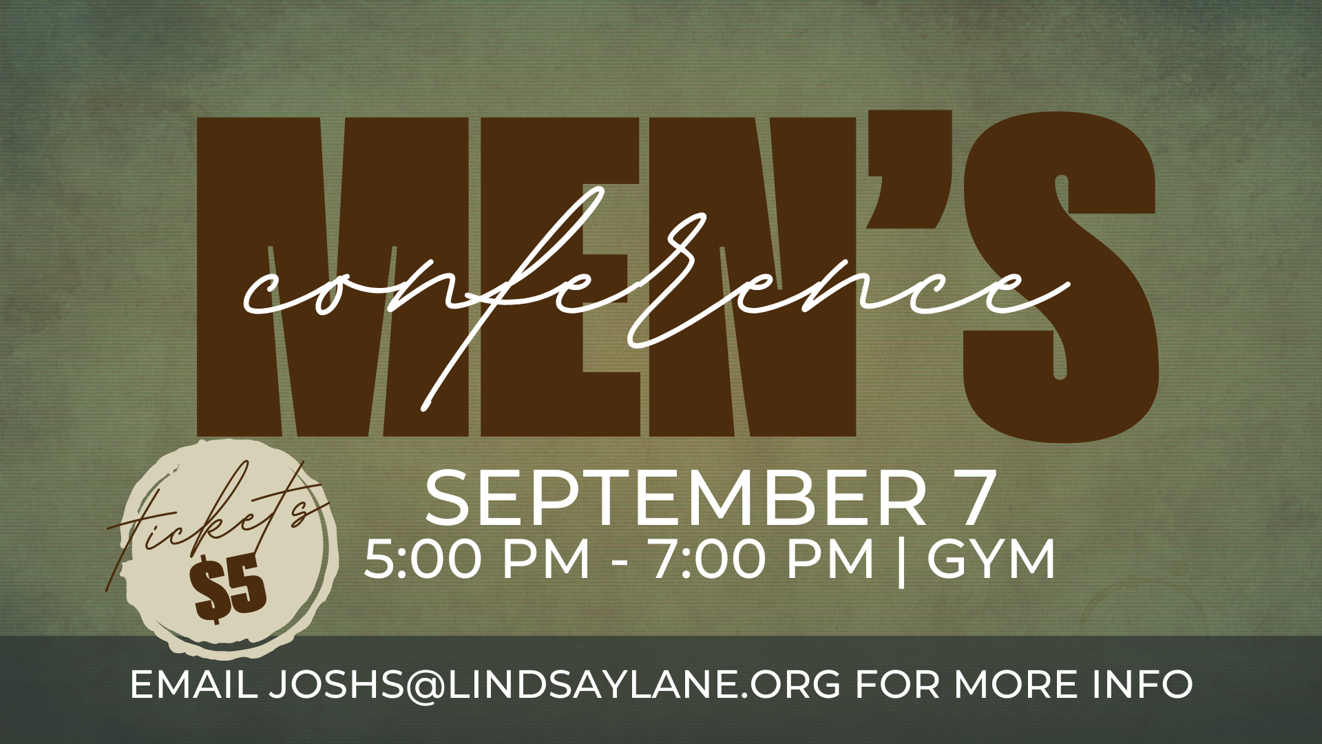 Men's Ministry Gathering