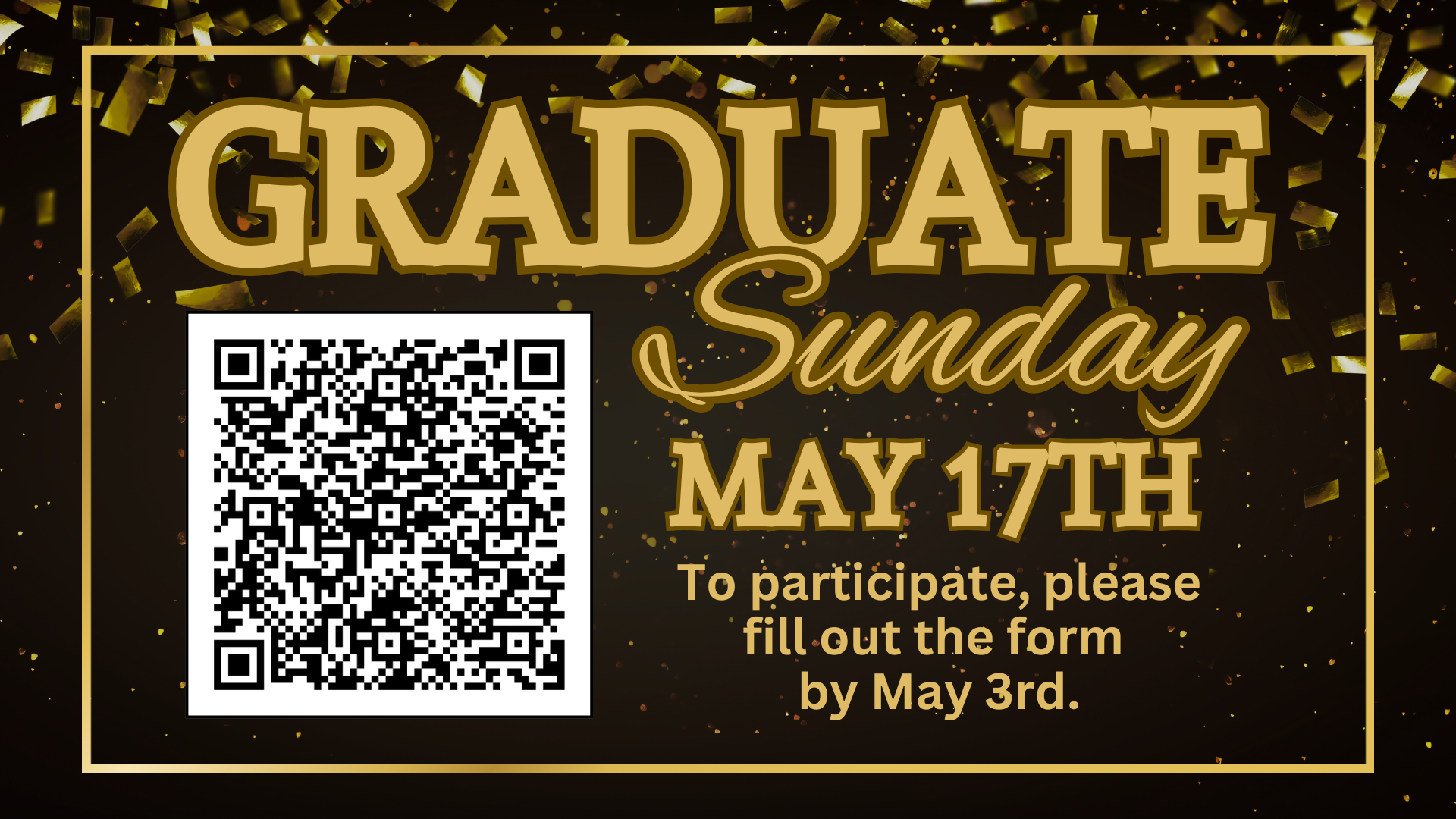 Graduate Sunday