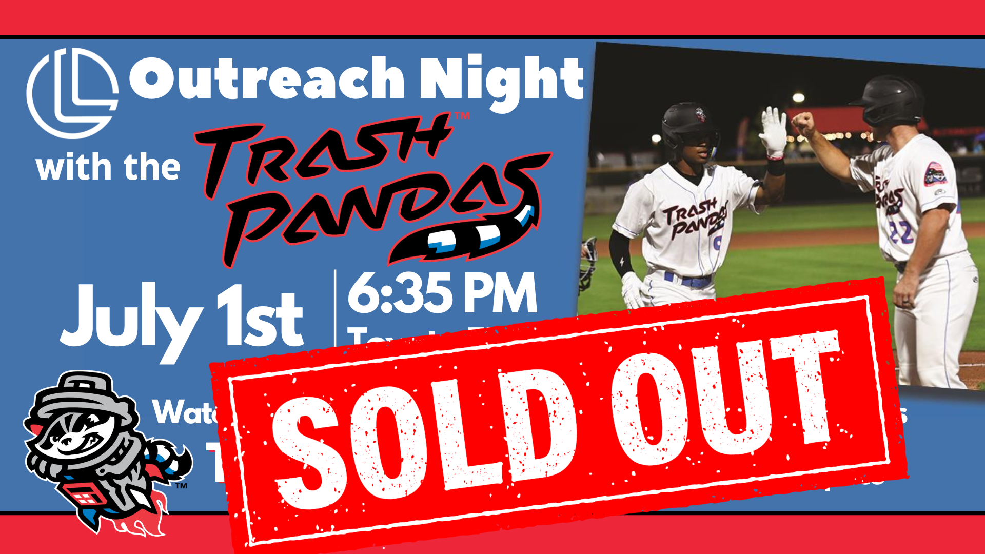 Outreach Night with the Trash Pandas