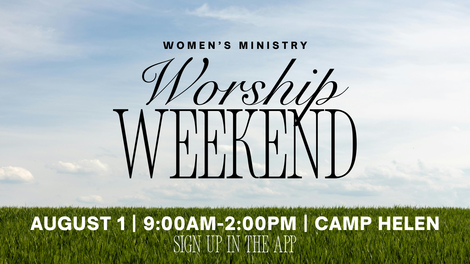 Women's Worship Weekend