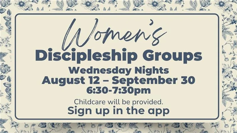 Women's Discipleship Groups