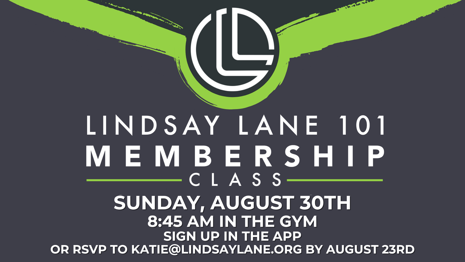 Lindsay Lane 101 - New Members Class