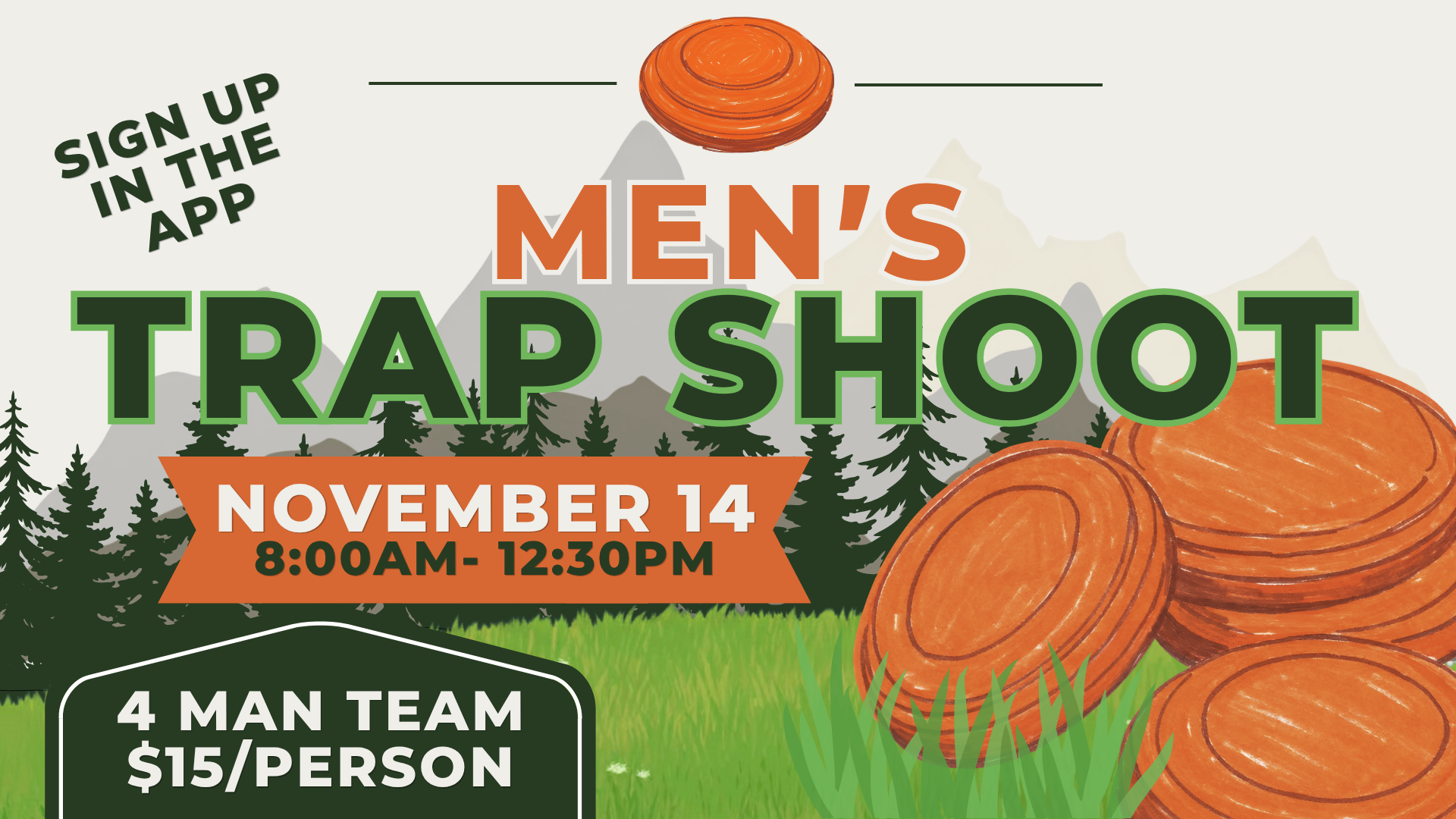 Men's Trap Shoot