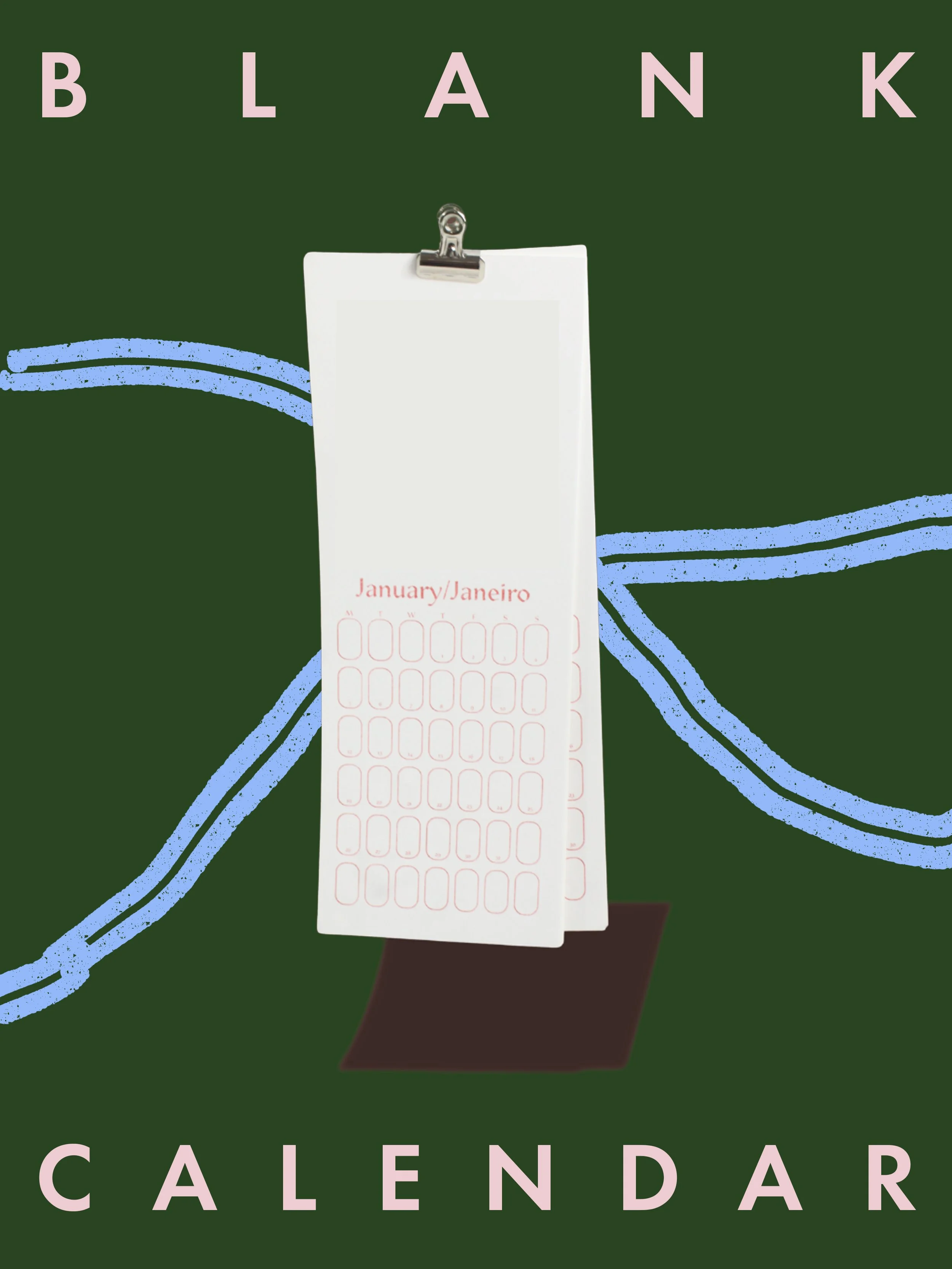 Blank DIY Calendar Template for 2026