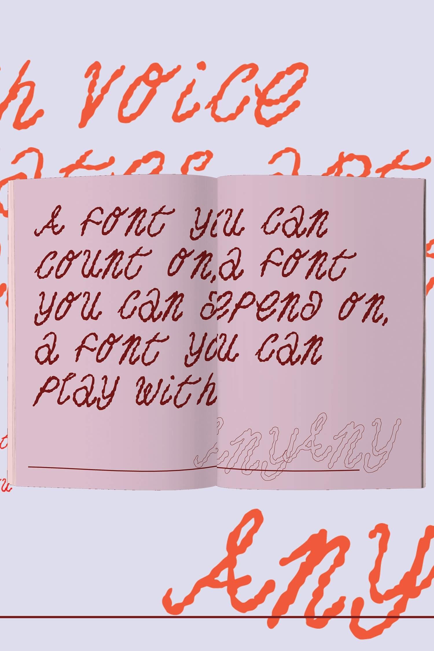 Any Information Display Font