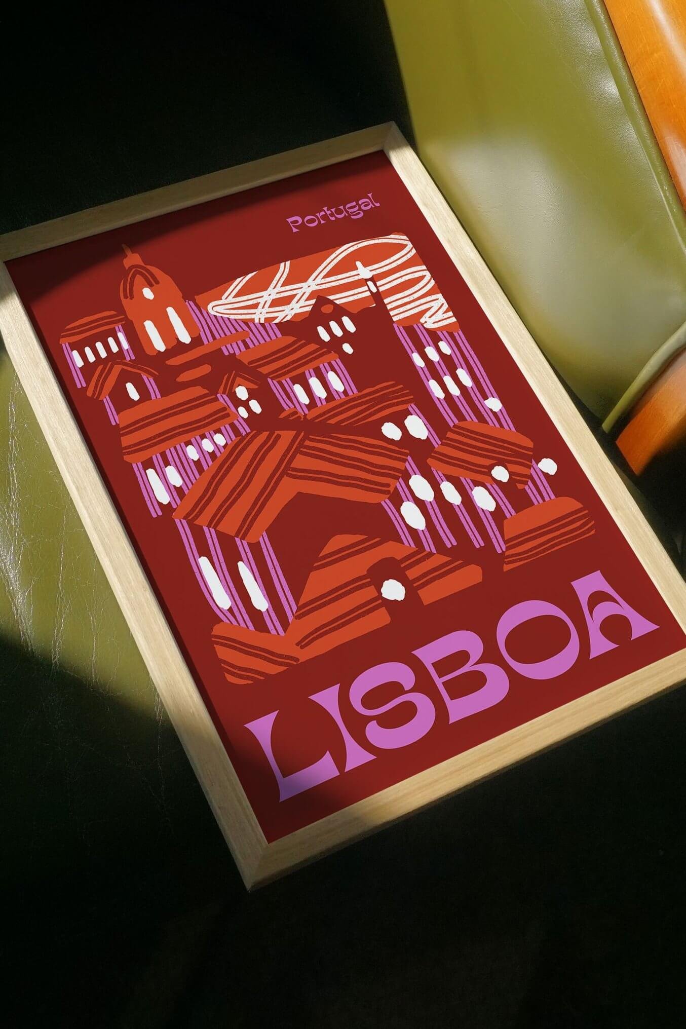 Lisbon Printable Download in Pink