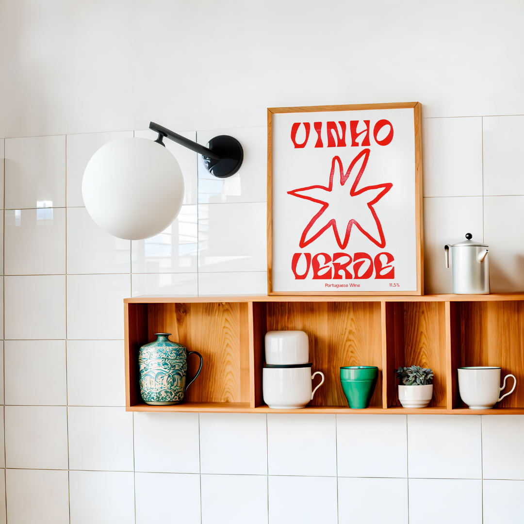 Vinho Verde Single Risograph Print