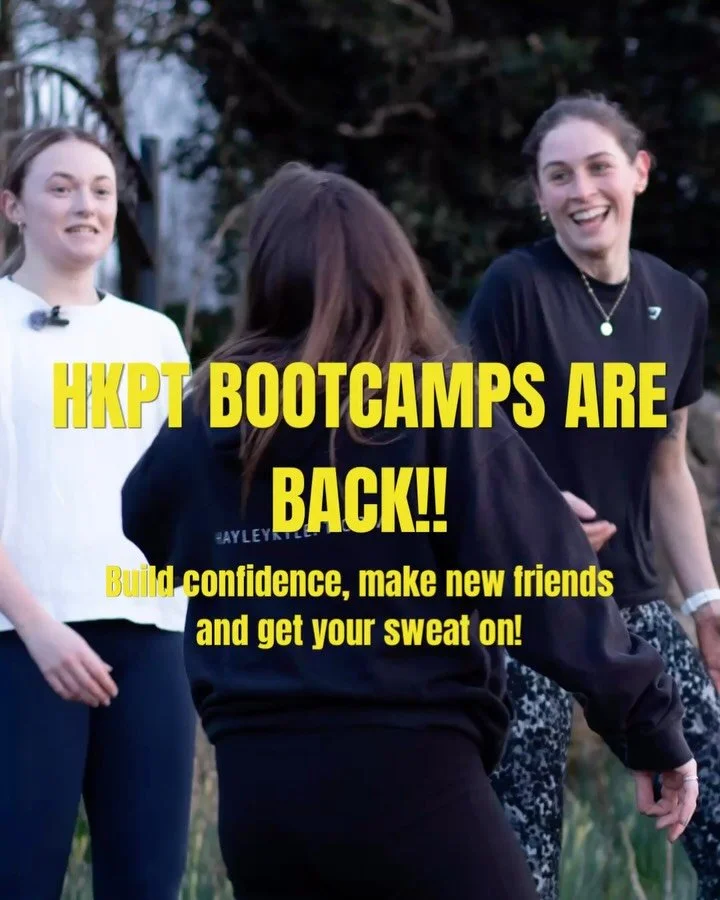 HKPT BOOTCAMPS ARE BACK! 🤩💪🙌 

Get ready to sweat, smile and have fun! 
📍 Mondays 7pm Seven Acre Park 
📍Wednesdays 6:30pm Liberton Park 

Sign up now via the link in my bio and stories 🫶🏻 

Questions? DM or email me! 📧 

#hayleykylept #person