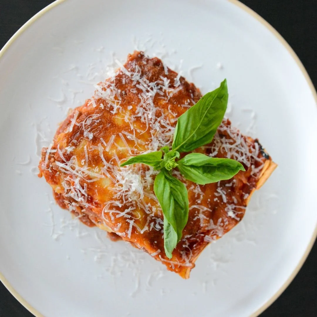 Lasagna with Mini Beef Meatballs