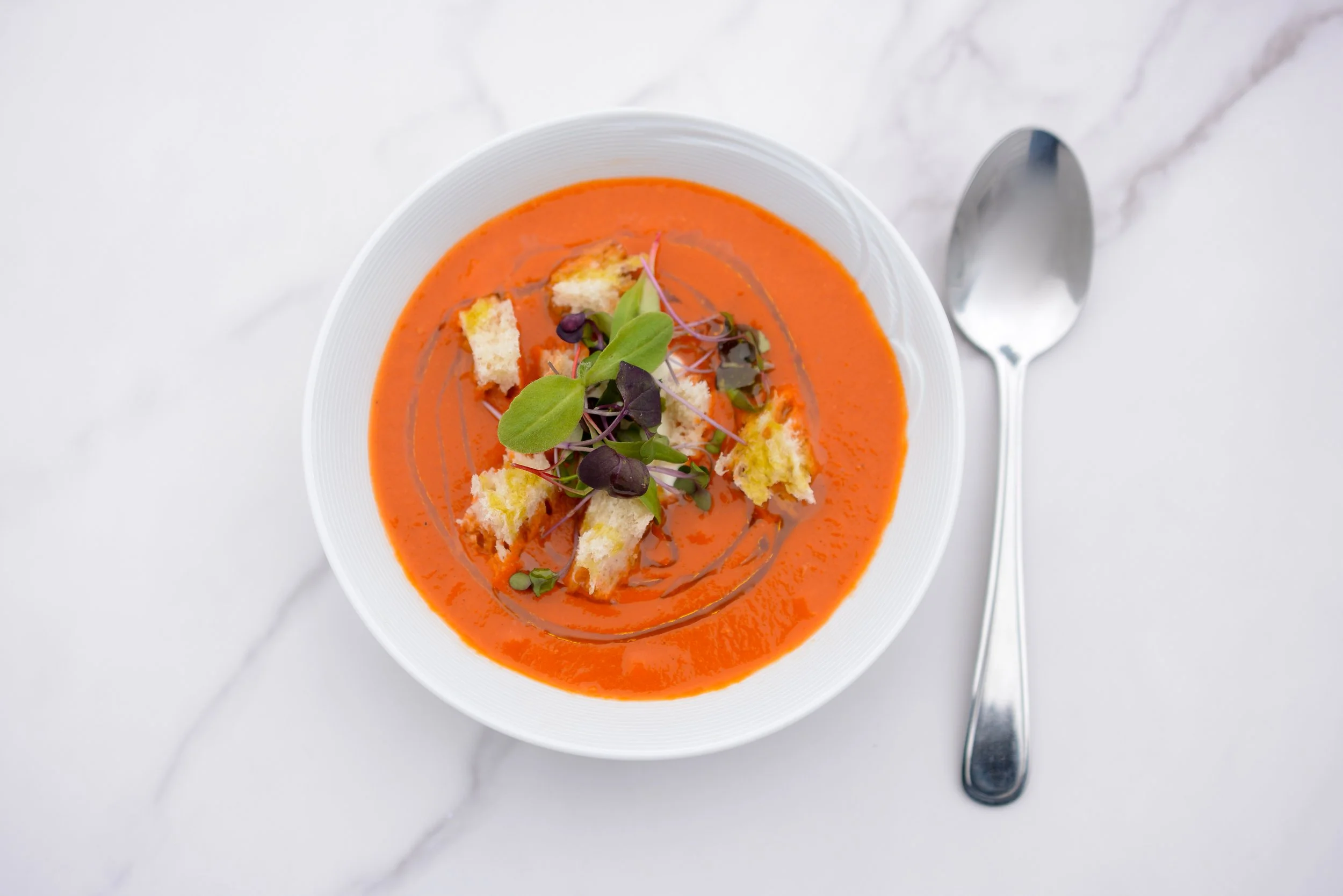 Tomato, Roasted Red Pepper & Fennel Soup