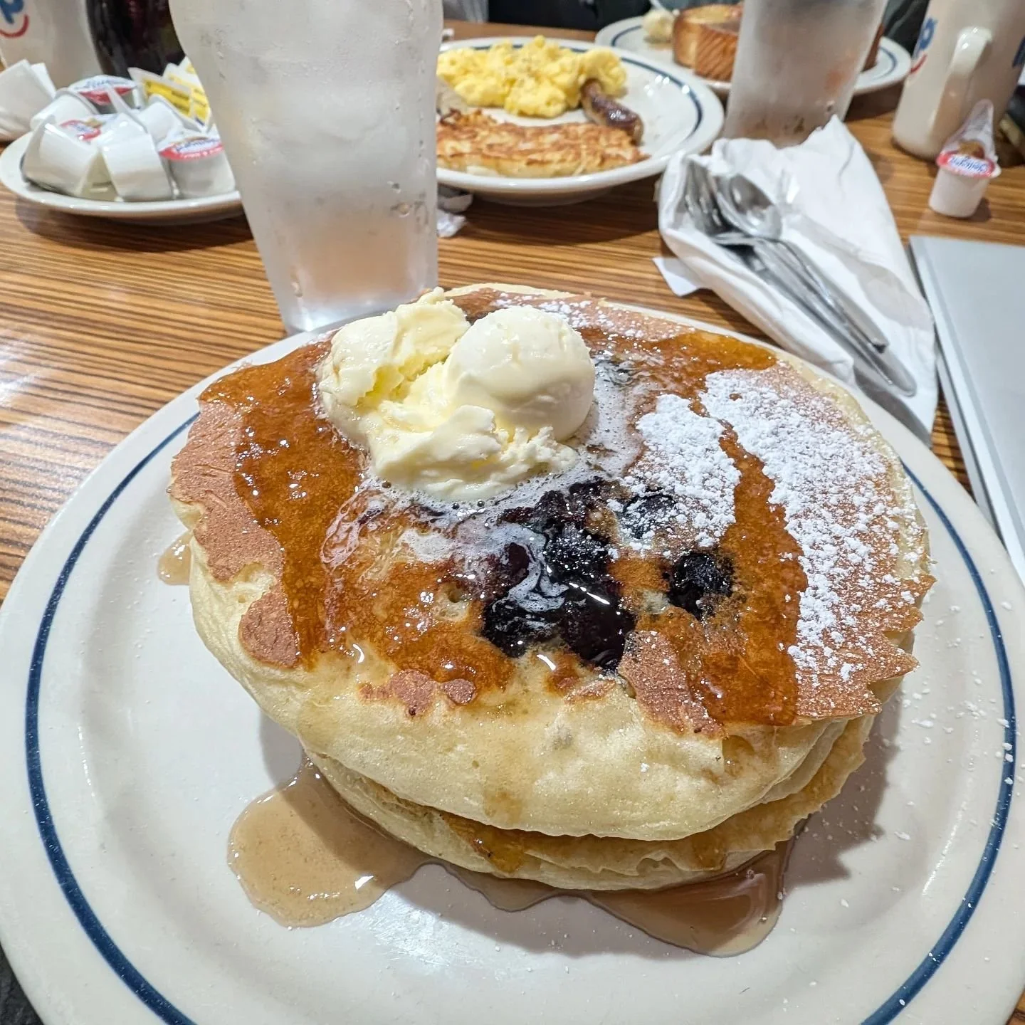 When your team humors you and goes to IHOP with you at 745am.