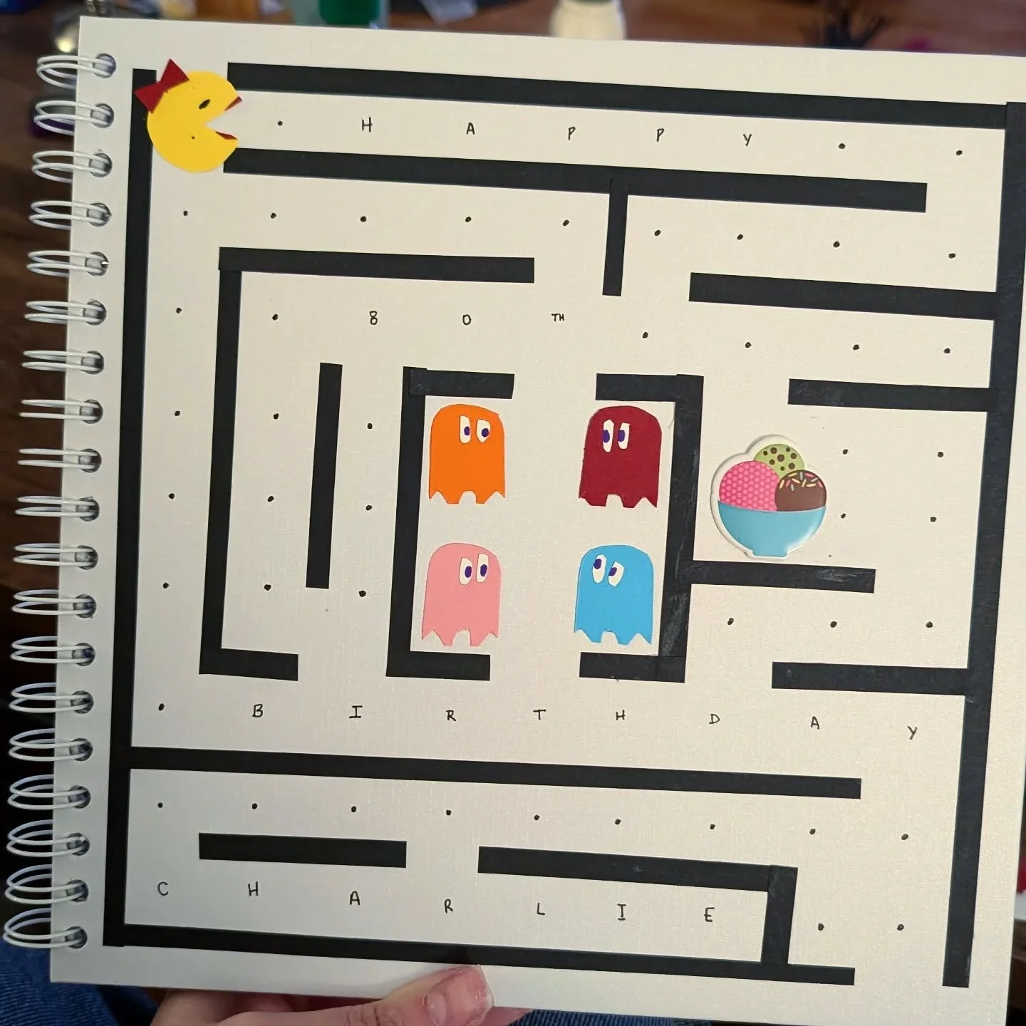 Had a chance to exercise some creative muscles this weekend for an early birthday celebration.
