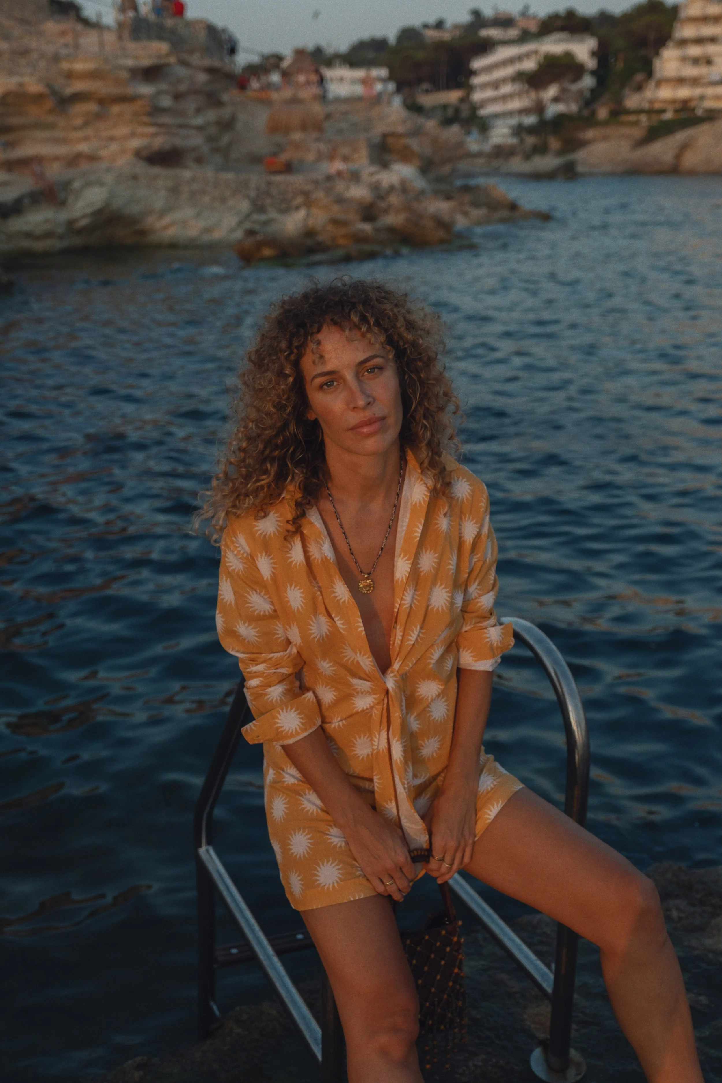 Polo naranja jumpsuit