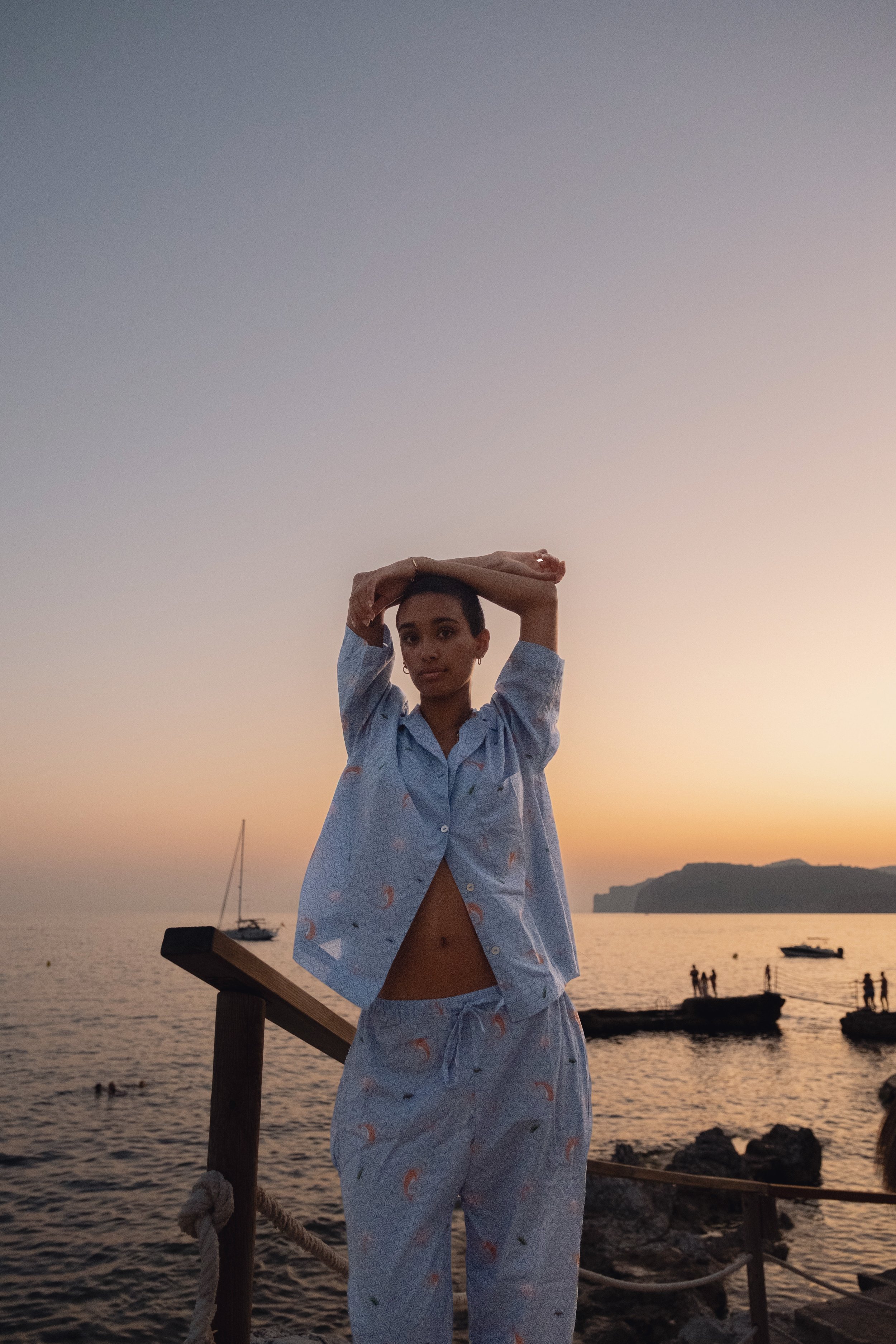 Kyoto cropped shirt