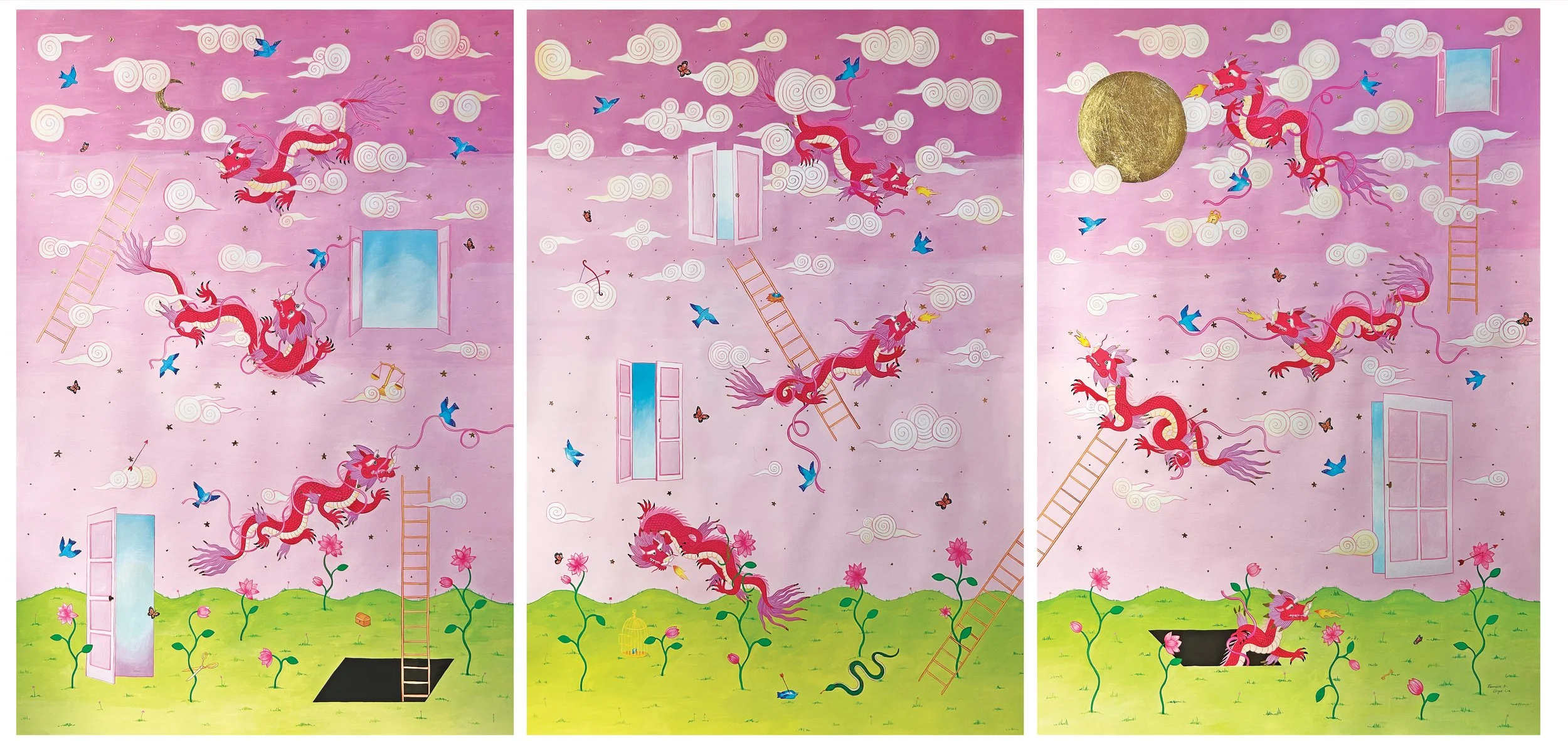 It was just a dream triptych original