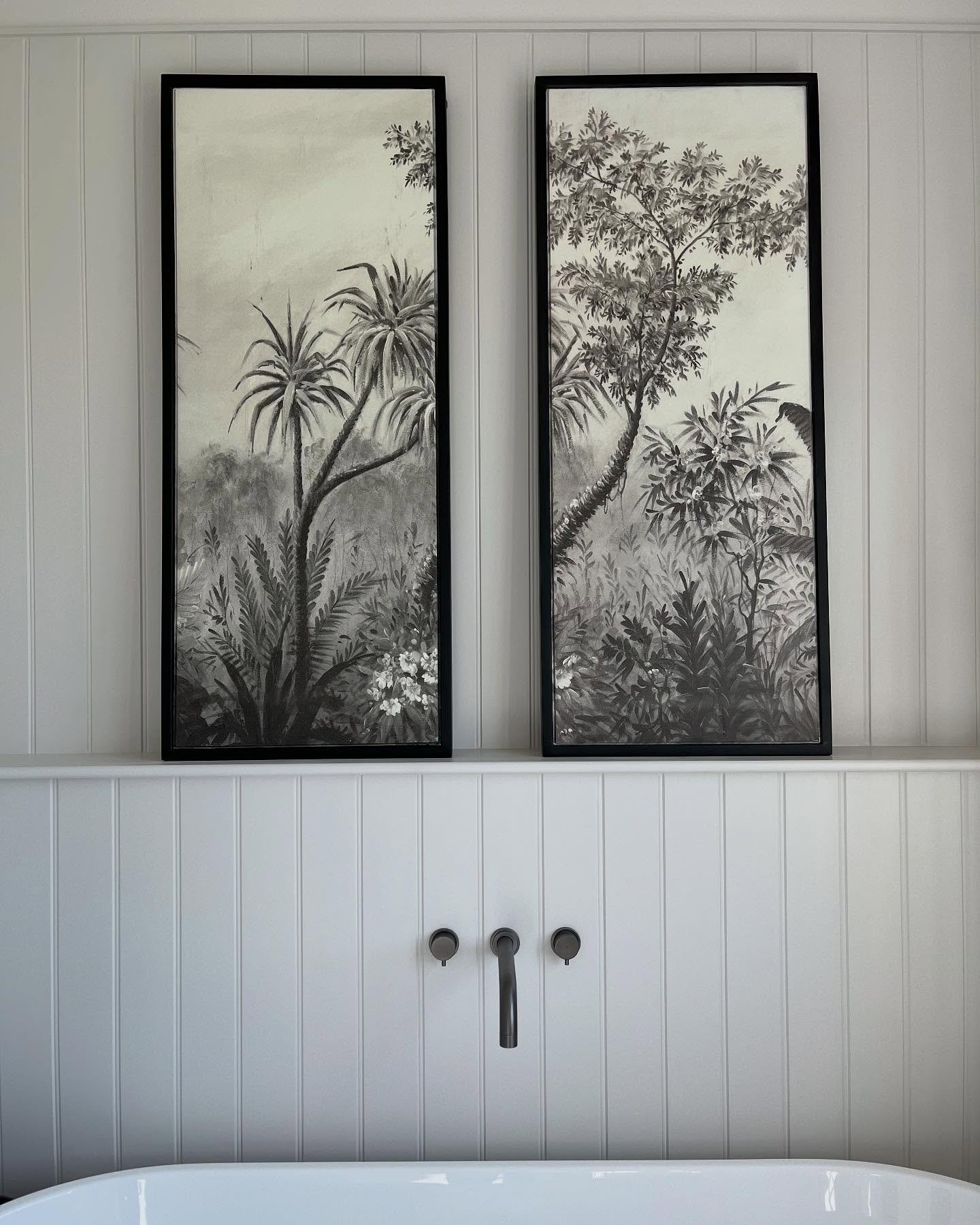 Great to have the last bathroom at The Farmhouse project come on line. So much more character than the previous version. And includes a bathtub as there wasn&rsquo;t one anywhere else in the house. 

Swipe for Before. 

And DM us if you&rsquo;d like 