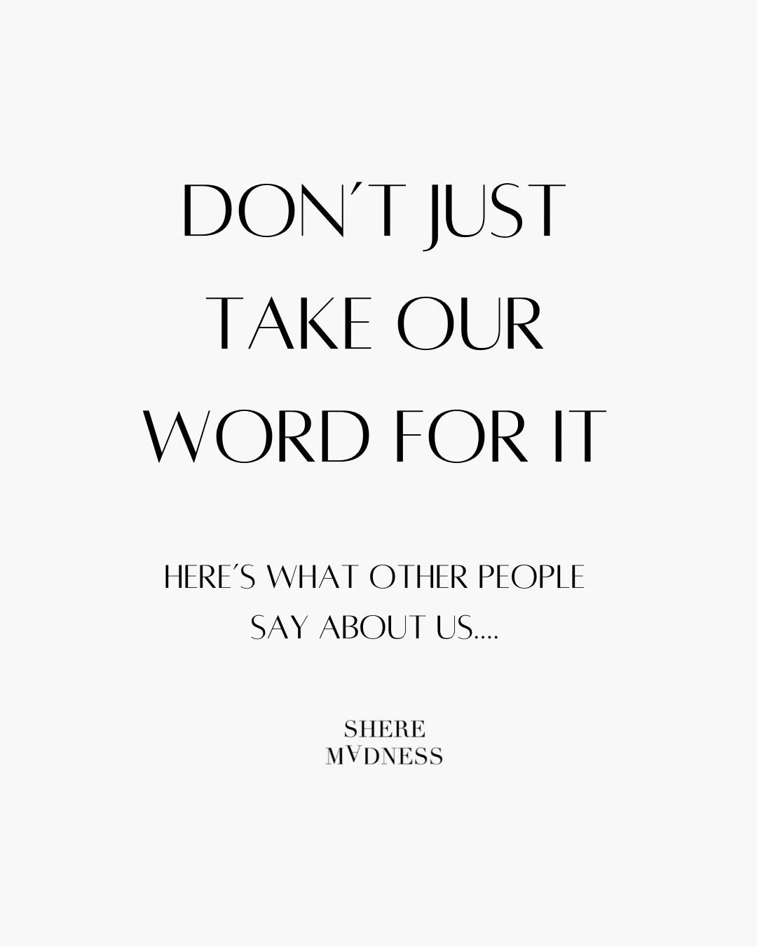A moment of smoke up our bottoms from some of our lovely clients. 

Shere Madness is a boutique interior design studio. We specialise in timeless interiors with a twist; making the ordinary extraordinary. 

It starts with a consultation to discover w