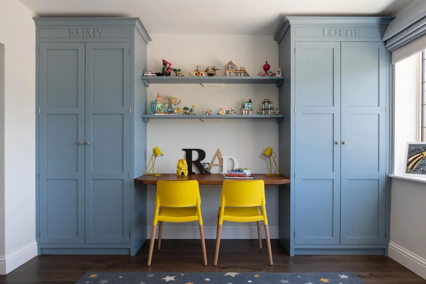 What a difference and improved layout makes!

We moved the door to this playroom so that it came off the new and improved kitchen area, rather than the hallway, making it a more integrated family space. 

Swipe to see this Before. 

Shere Madness is 