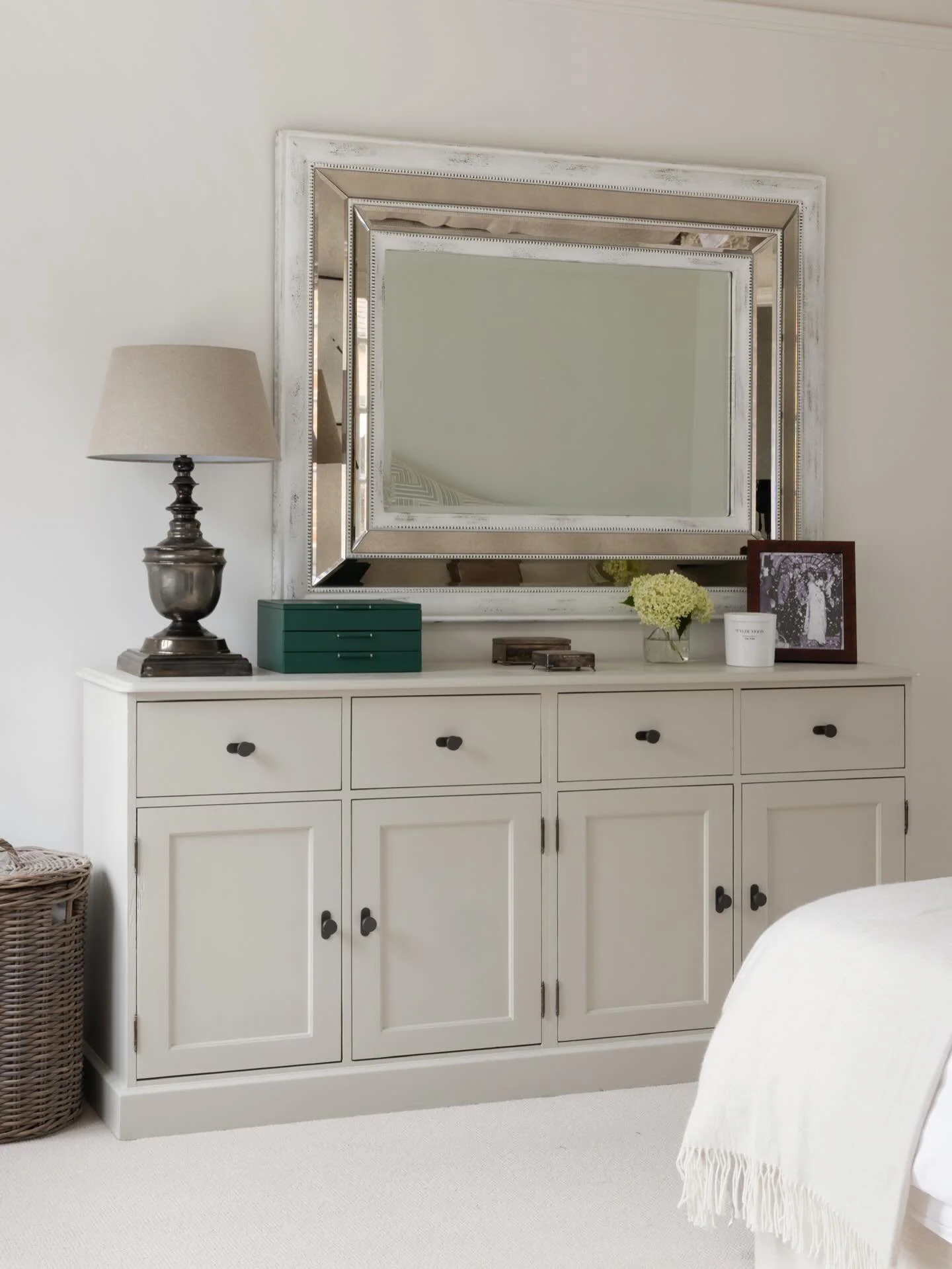 More upcycling! This sideboard was once orange pine. I&rsquo;ll say no more. 

Swipe to see this room Before. 

Shere Madness is a boutique interior design studio. We specialise in timeless interiors with a twist; making the ordinary extraordinary. 
